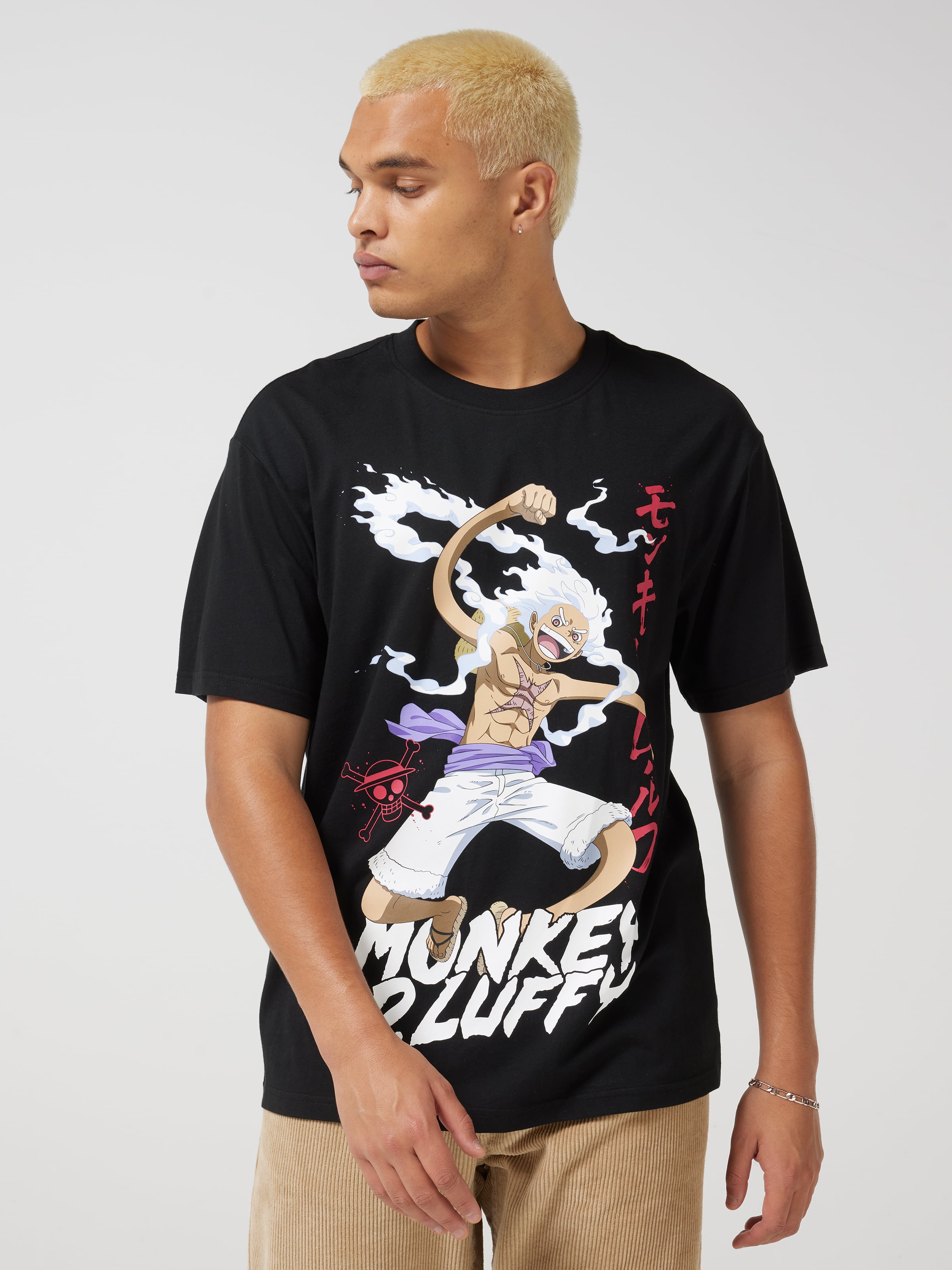 One Piece Luffy Relaxed Short Sleeve Tee