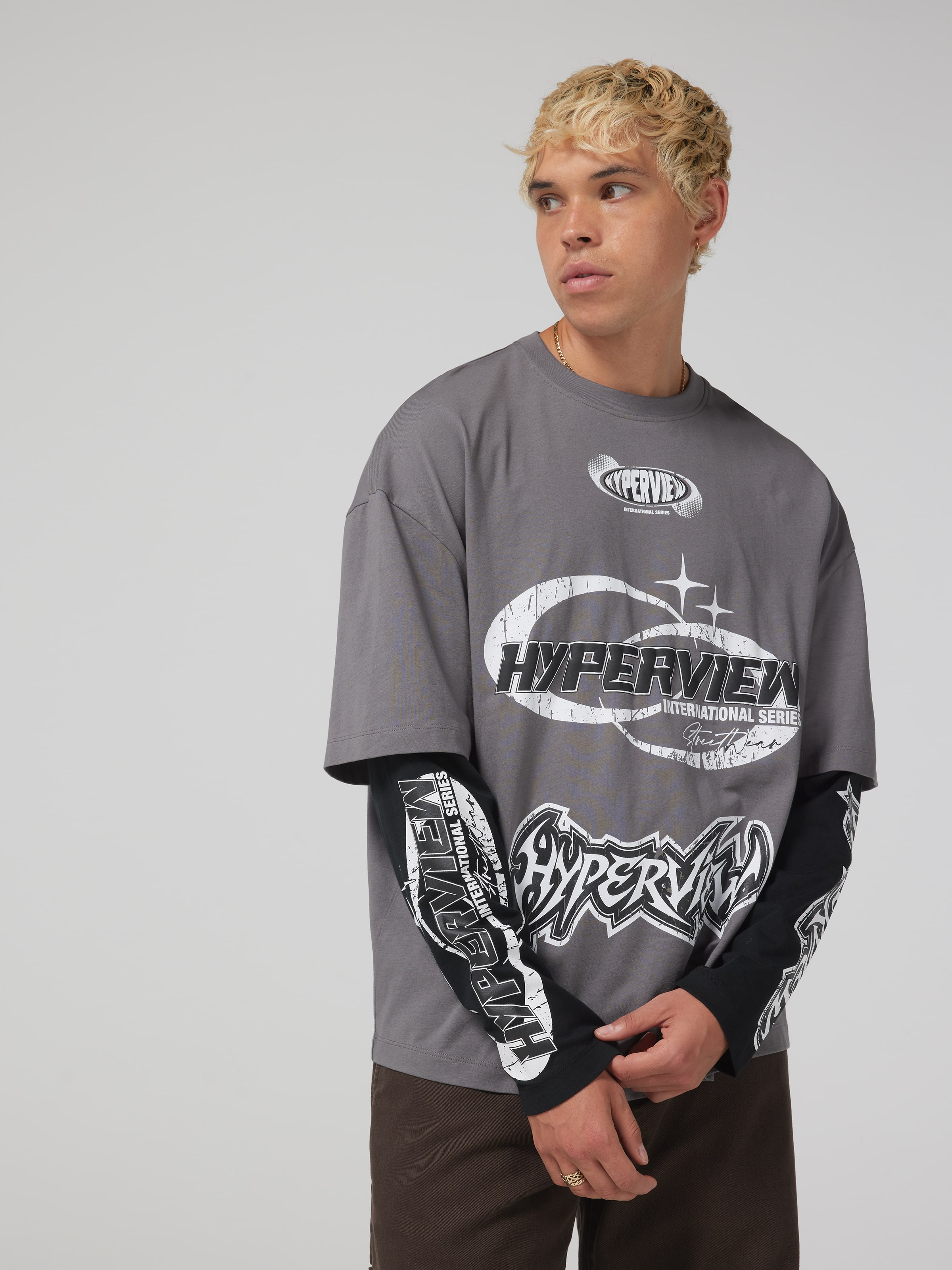 Trend Hyperview 2 In 1 Long Sleeve Tee