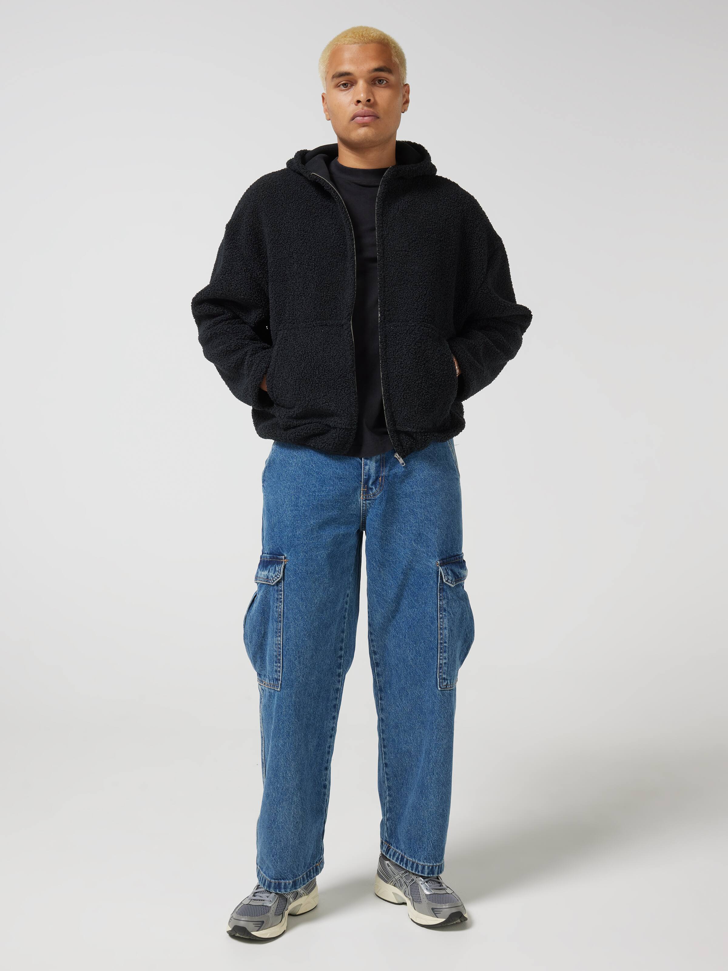 Polar Fleece Zip Up Hood