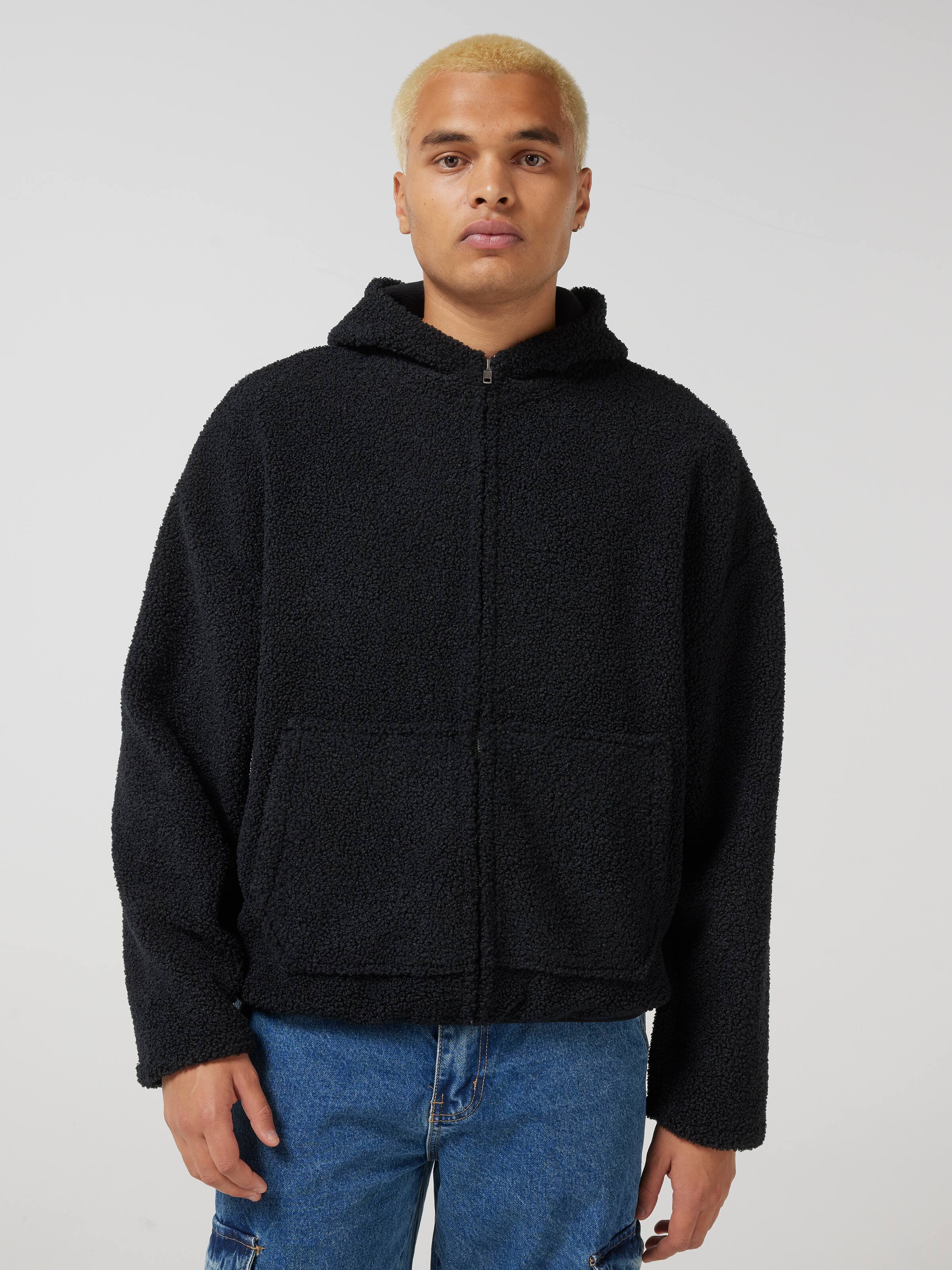 Polar Fleece Zip Up Hood
