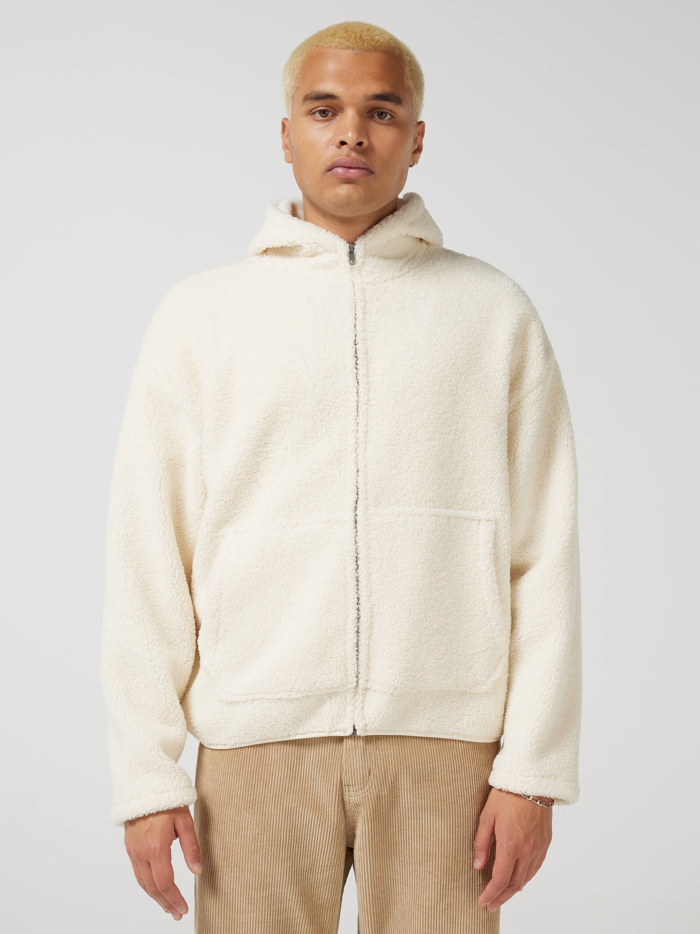 Polar Fleece Zip Up Hood