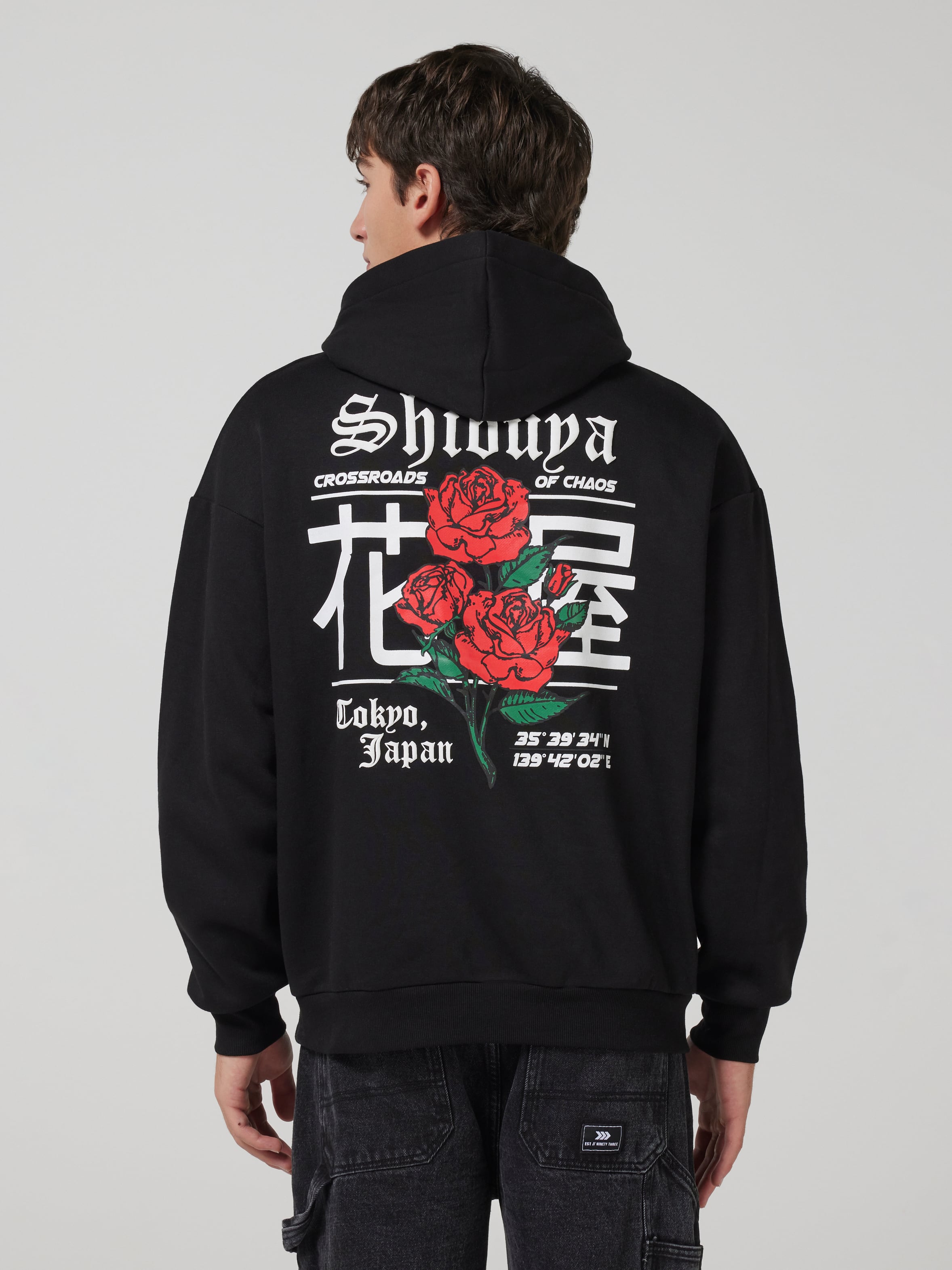 Japan Shibuya Rose Hoodie