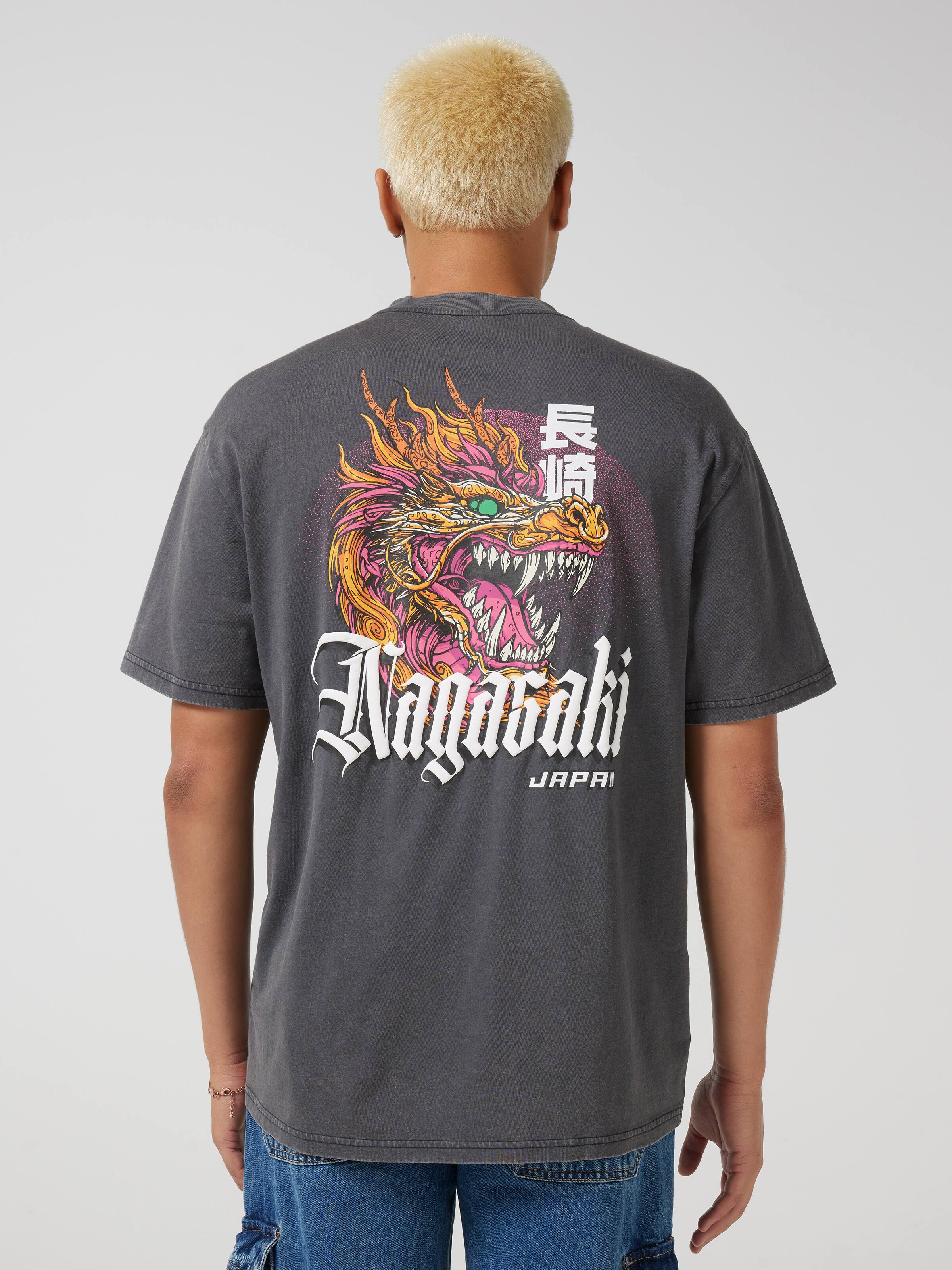 Japan Nagsaki Dragon Relaxed Tee