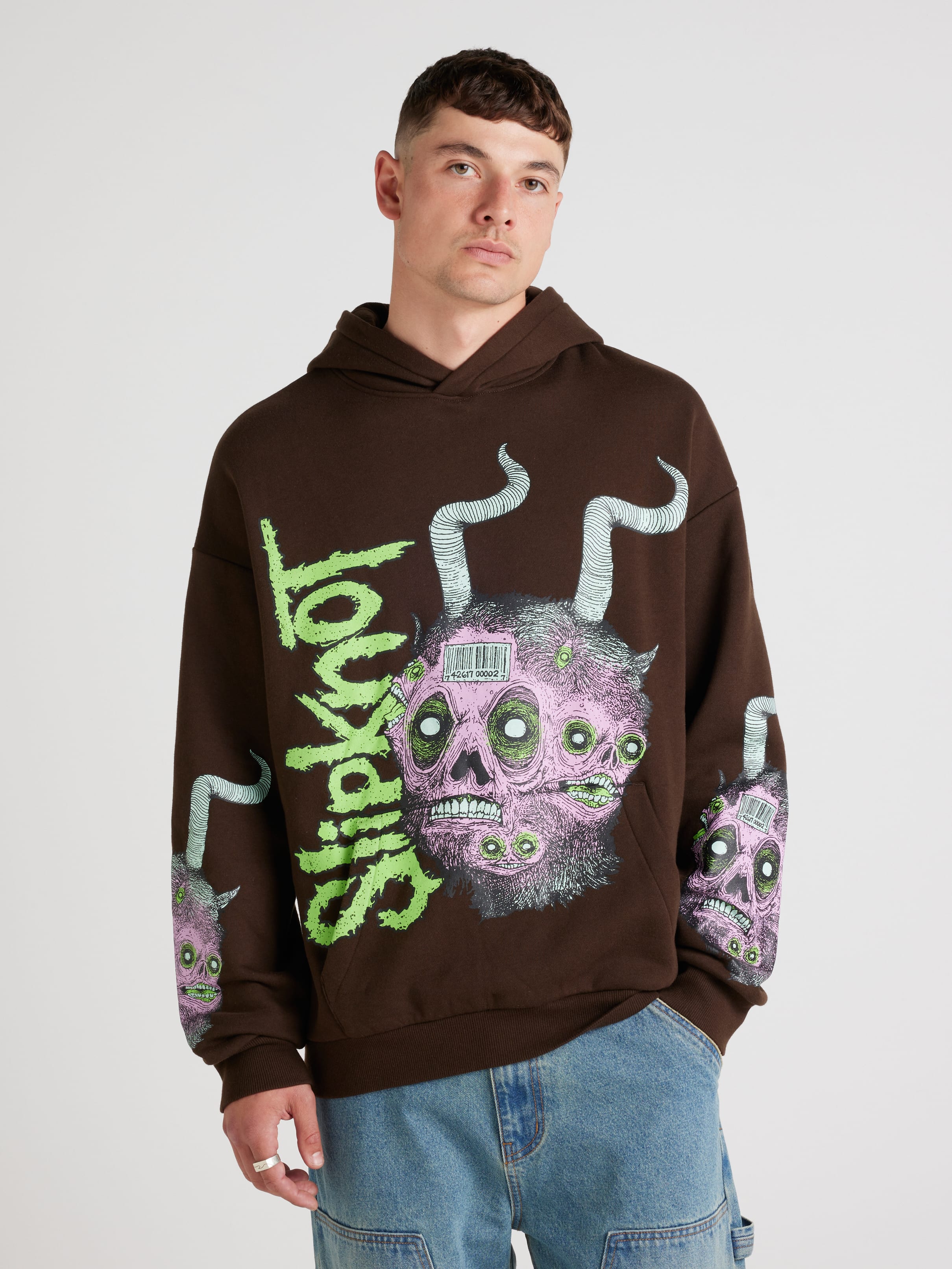 Slipknot Neon Heads Hoodie