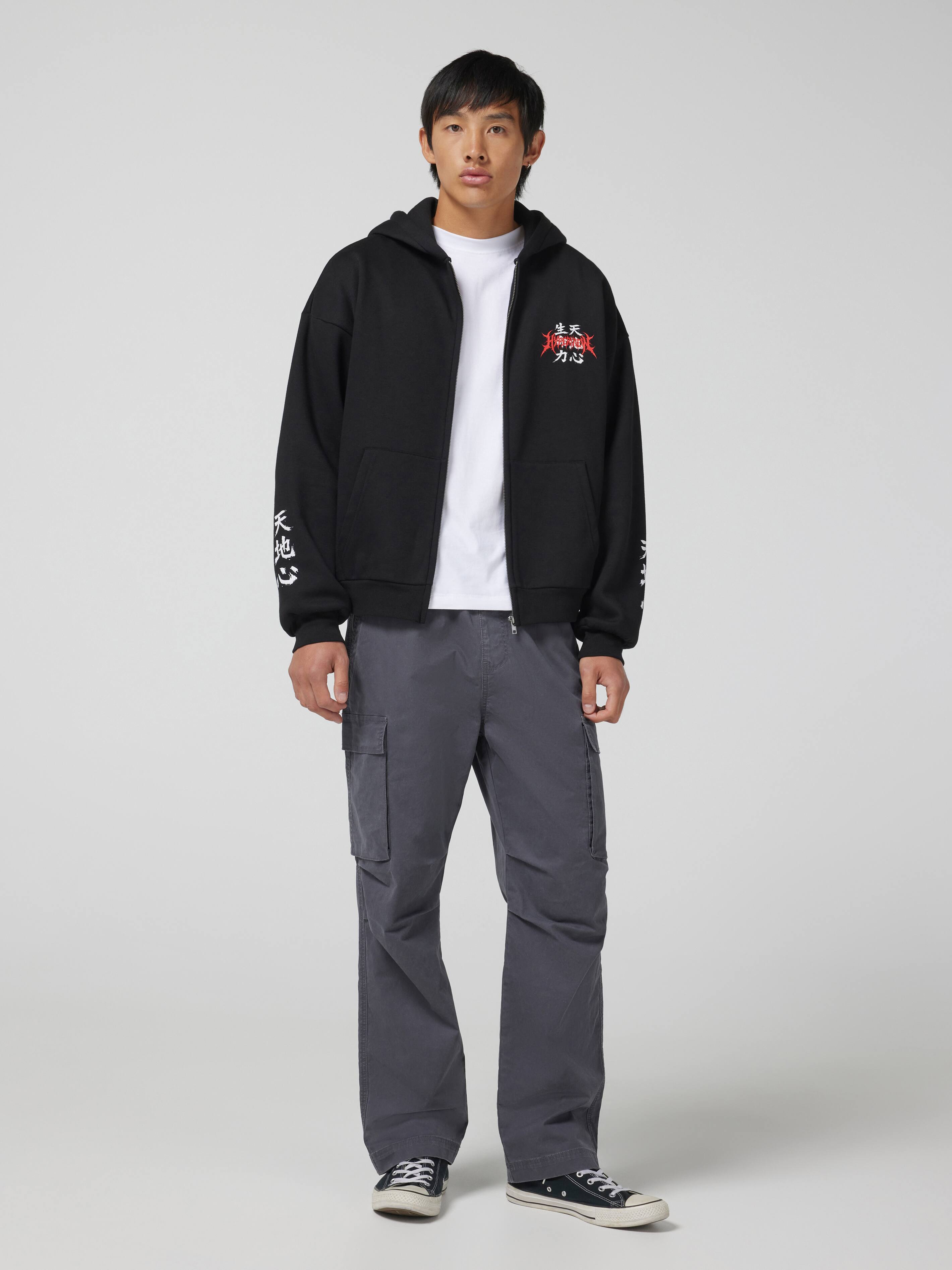 Japan Dragon Mask Zip Thru
