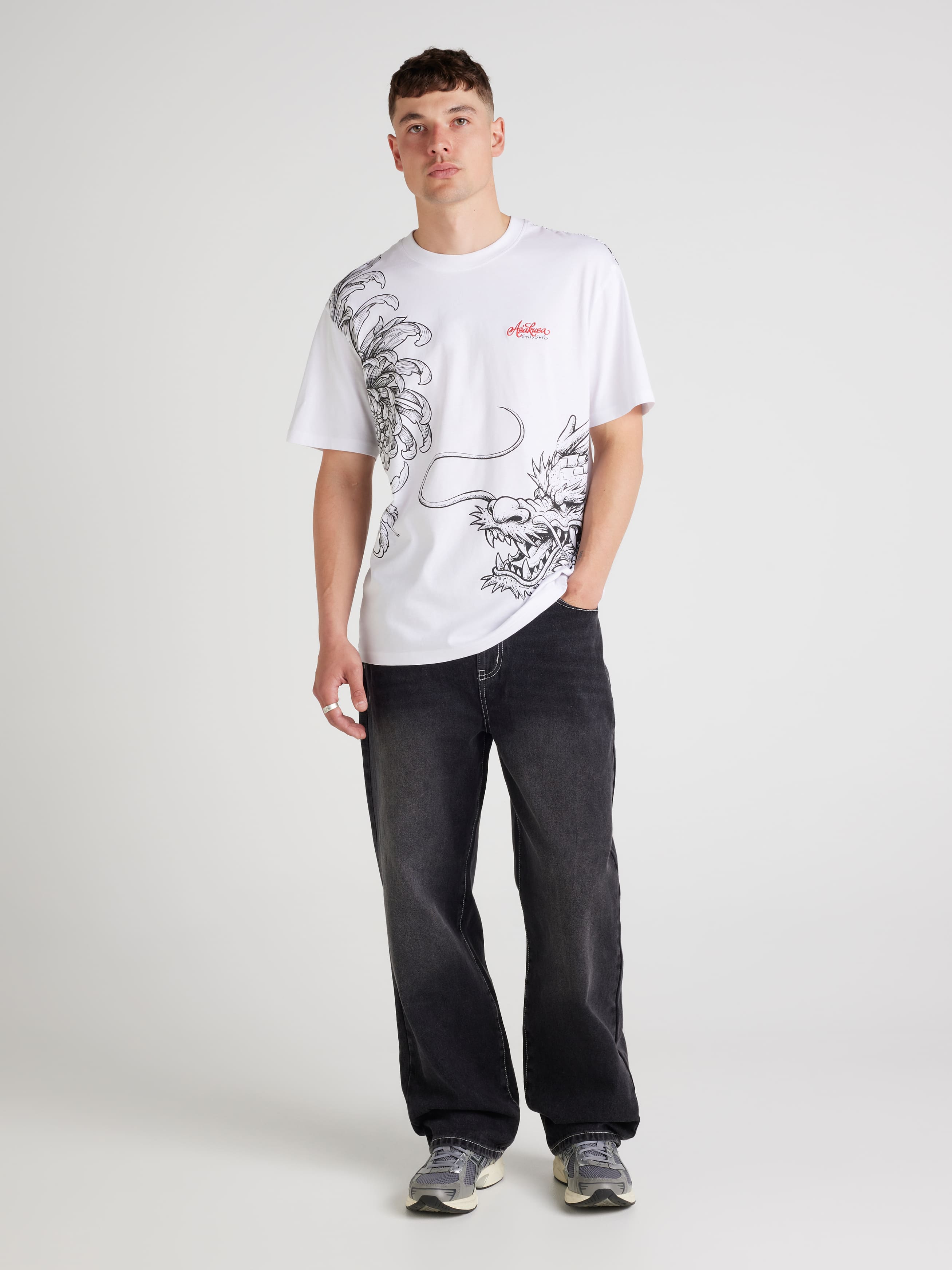 Japan Dragon Relaxed Short Sleeve Tee