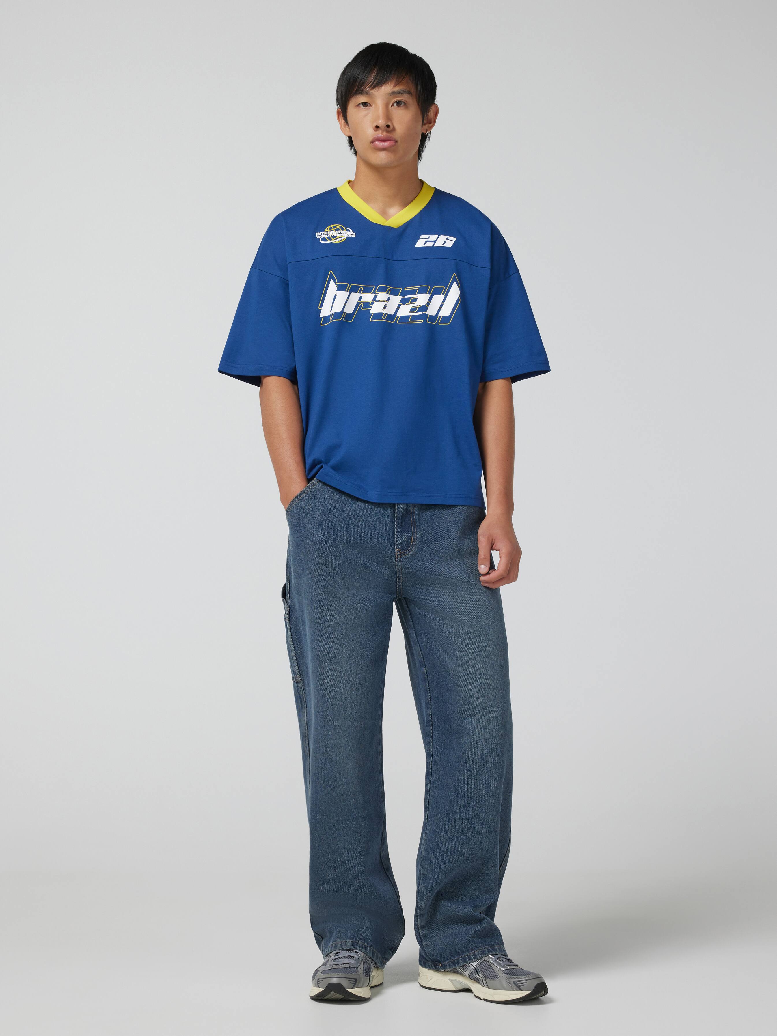 Brazil World Cup Short Sleeve Boxy Jersey