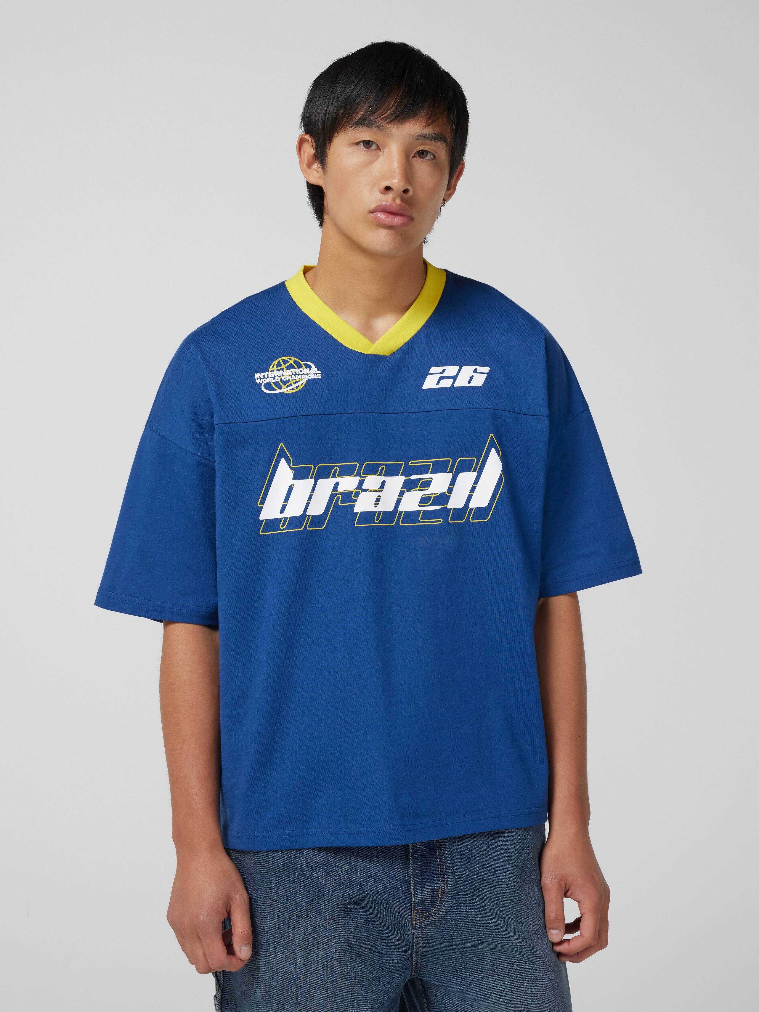 Brazil World Cup Short Sleeve Boxy Jersey