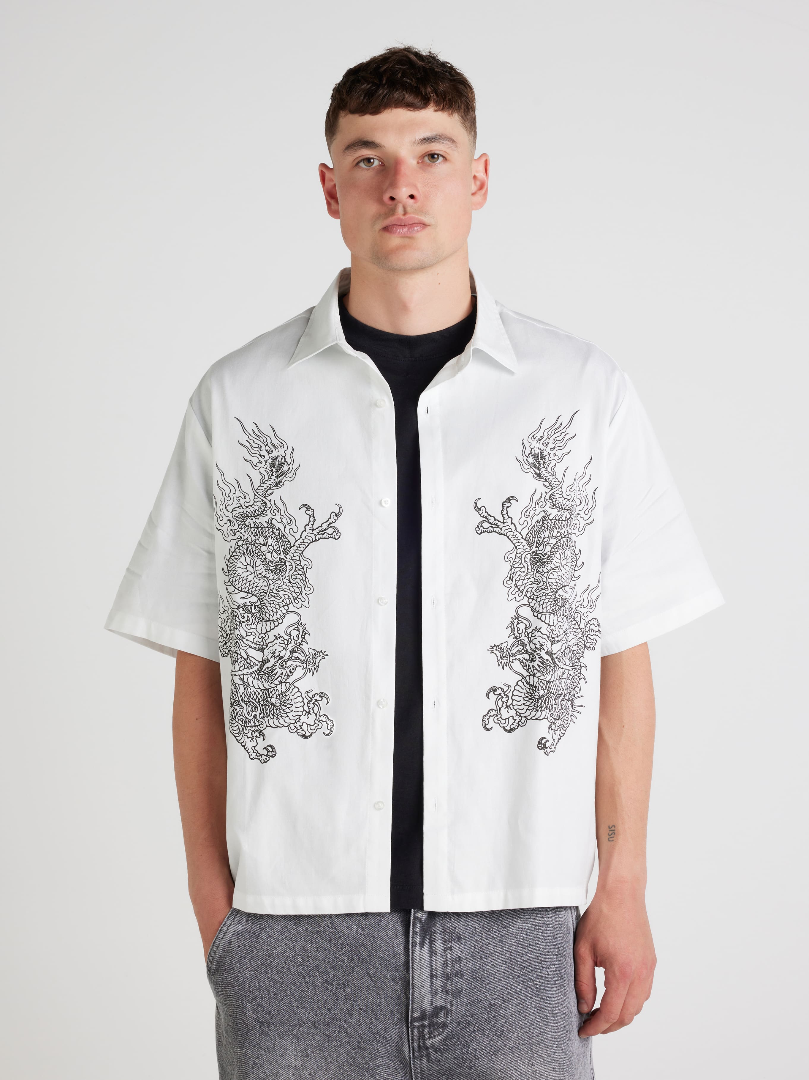 Double Dragon Short Sleeve Skate Shirt