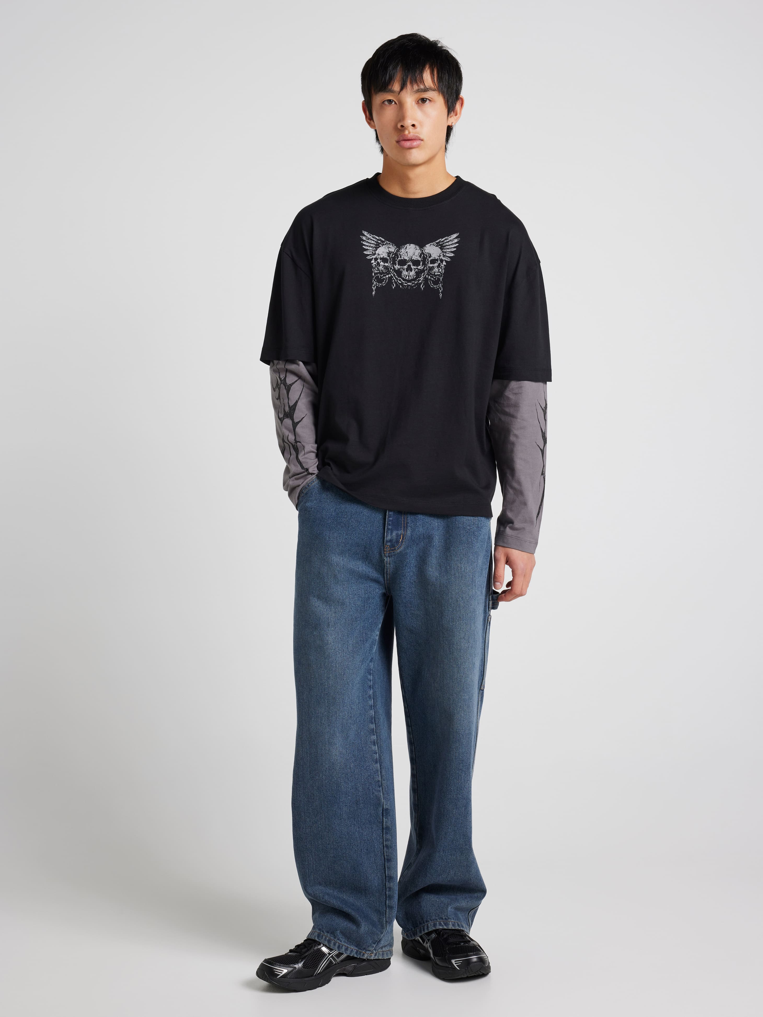 Metal Skulls Long Sleeve Tee