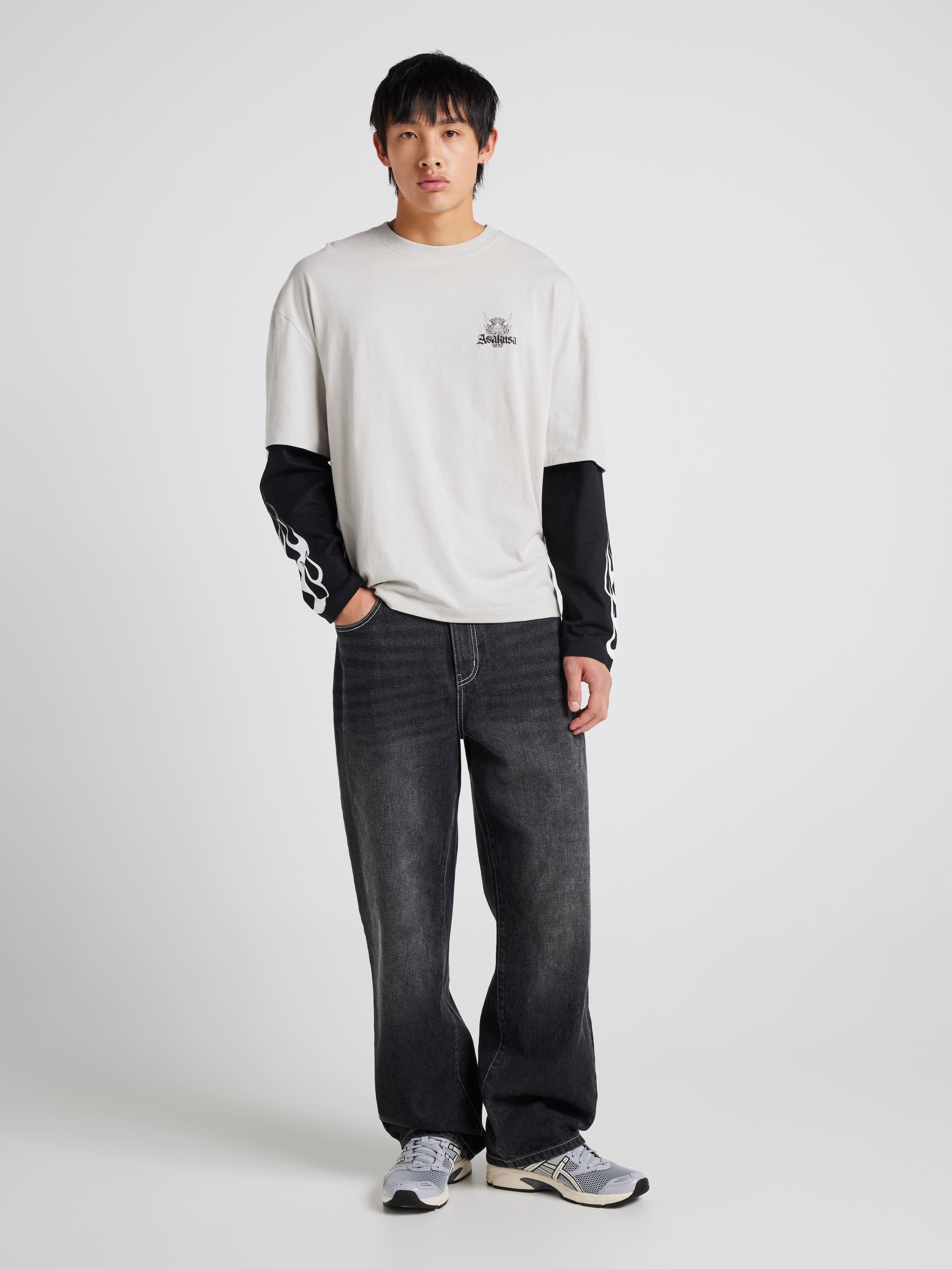 Japan Mask Long Sleeve Tee