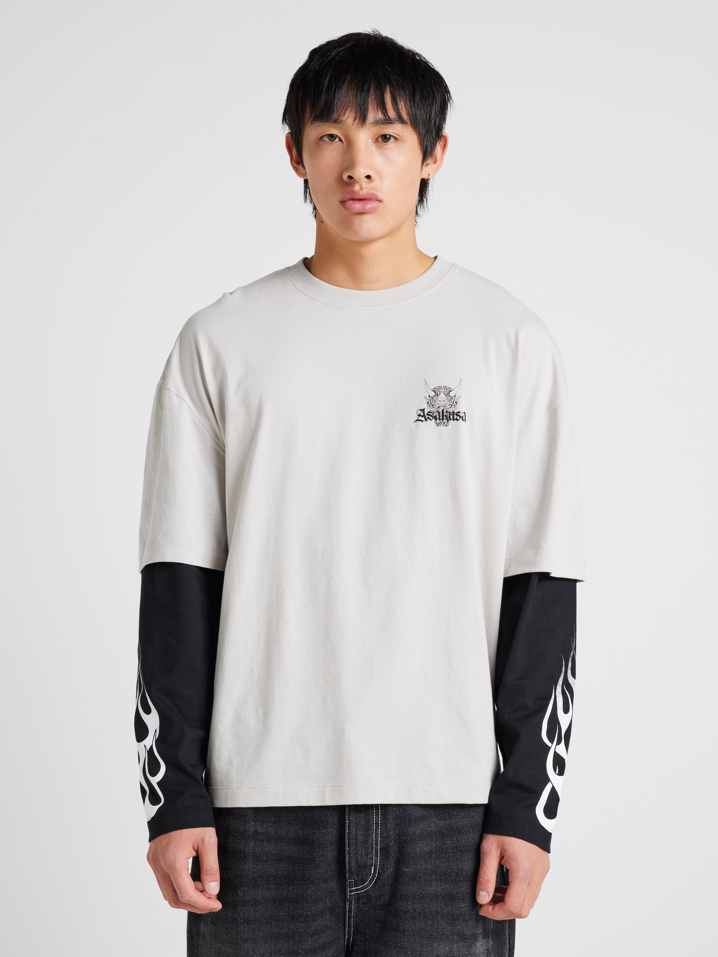 Japan Mask Long Sleeve Tee