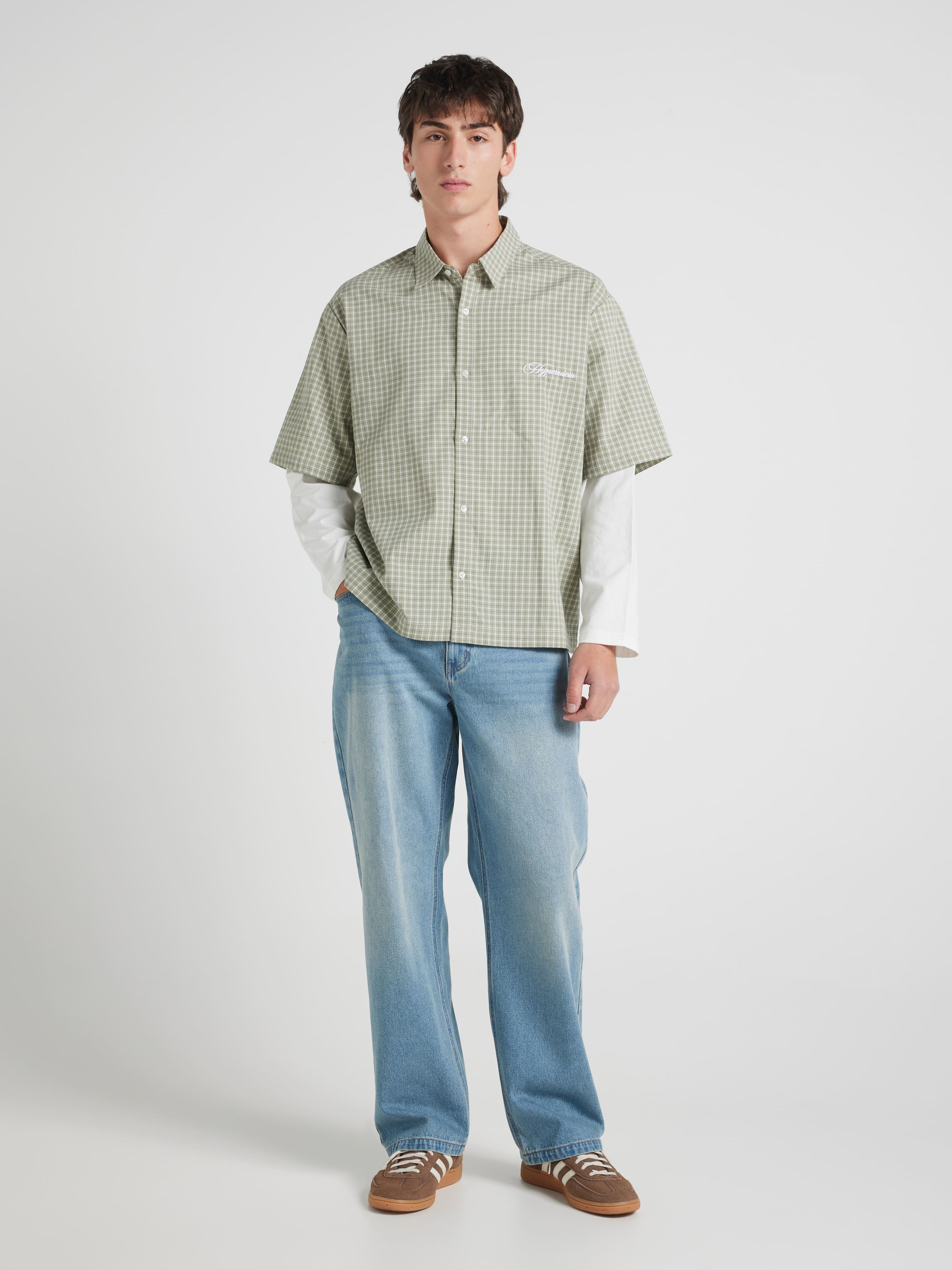 Check 2 In 1 Skate Shirt