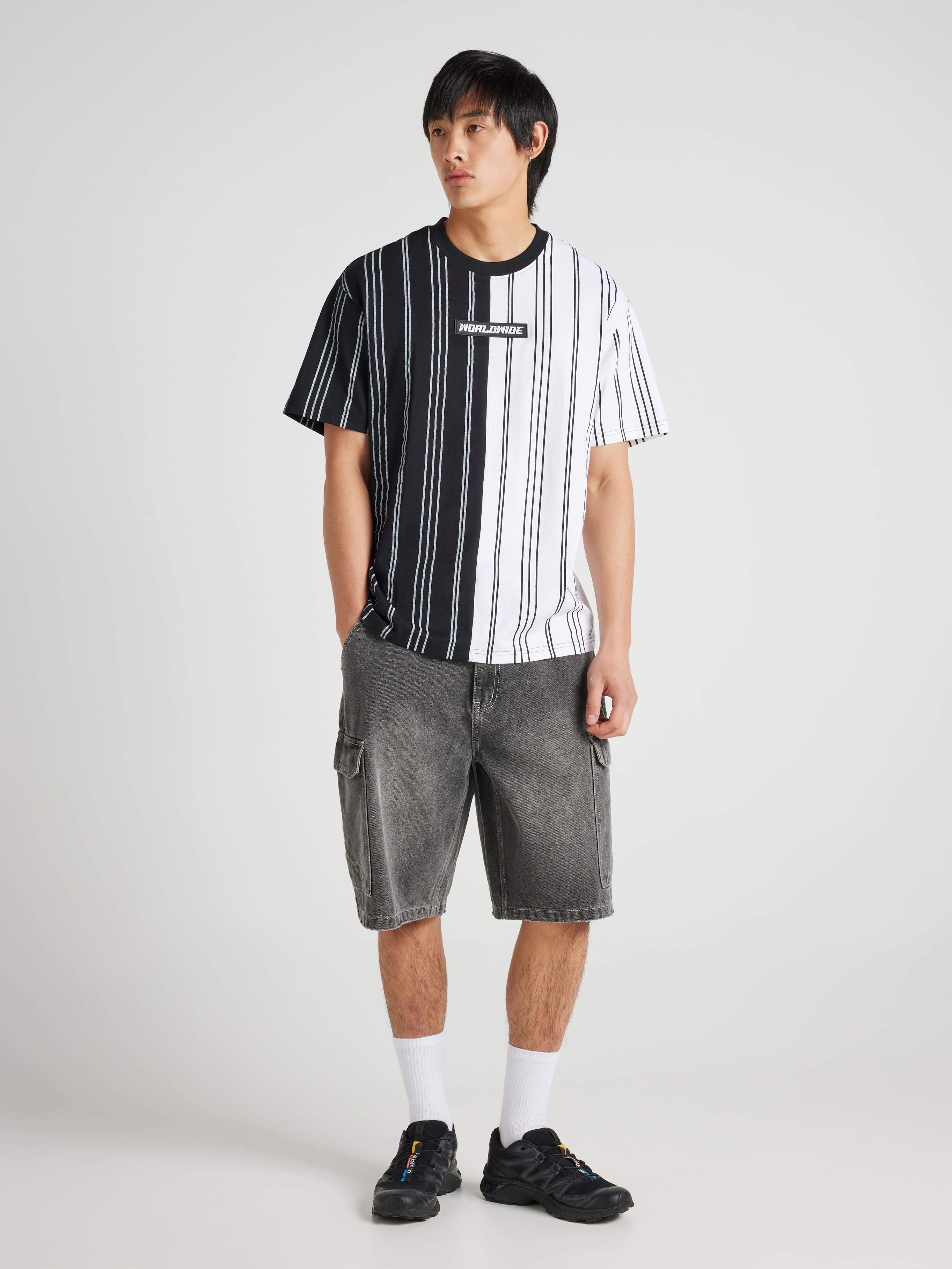 Splice Stripe Worldwide Relaxed Short Sleeve Tee
