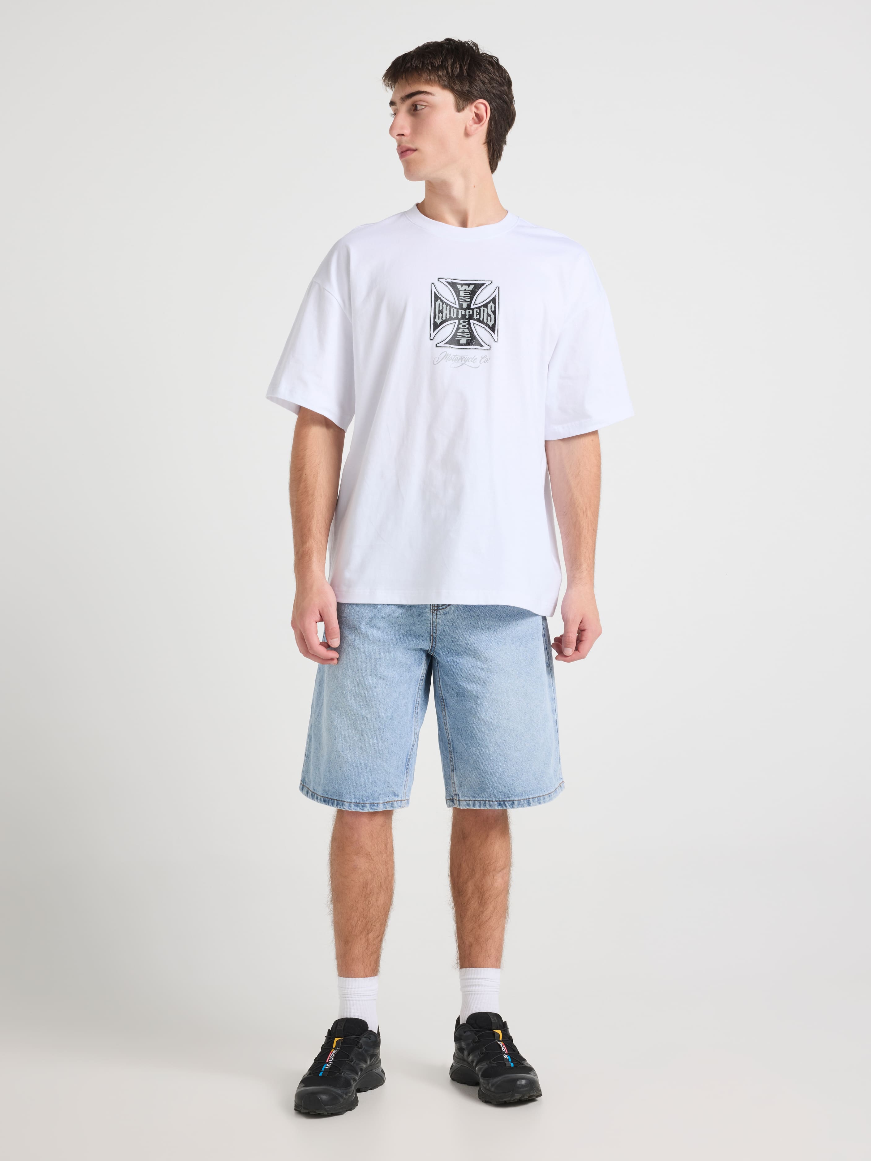 West Coast Choppers Flame Oversized Tee