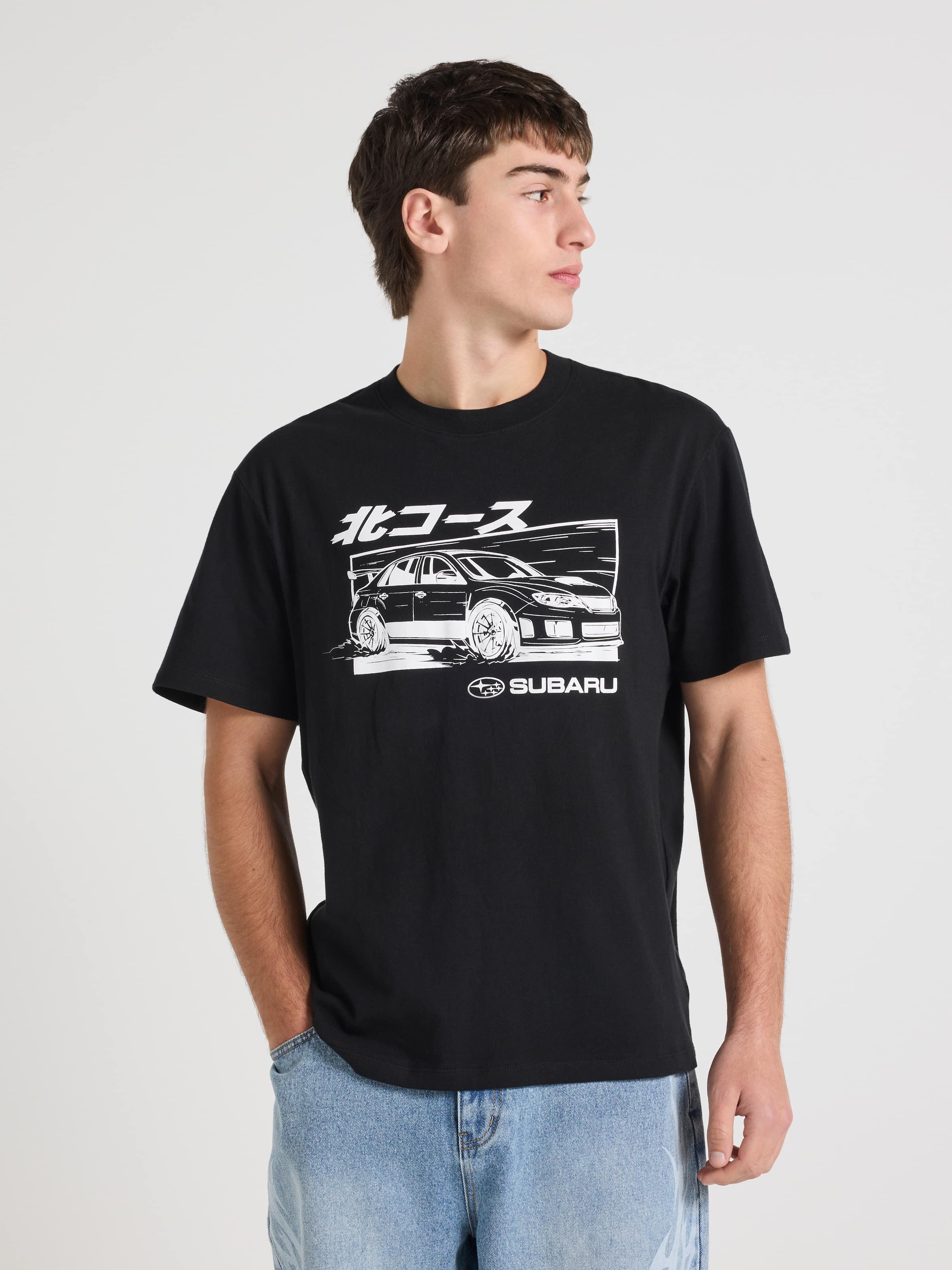 Subaru Manga Comic Relaxed Short Sleevee Tee
