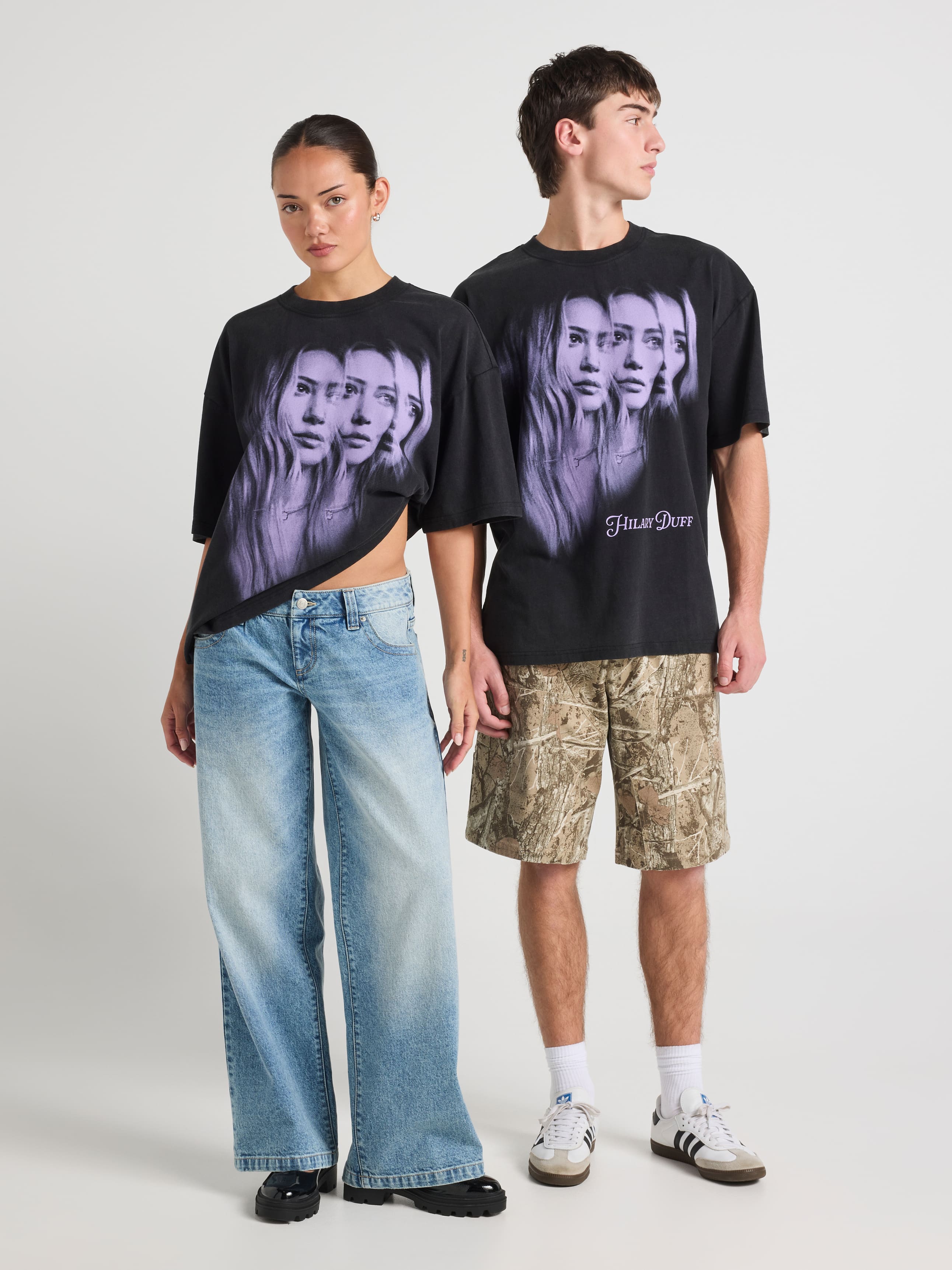 Hilary Duff Oversized Tee