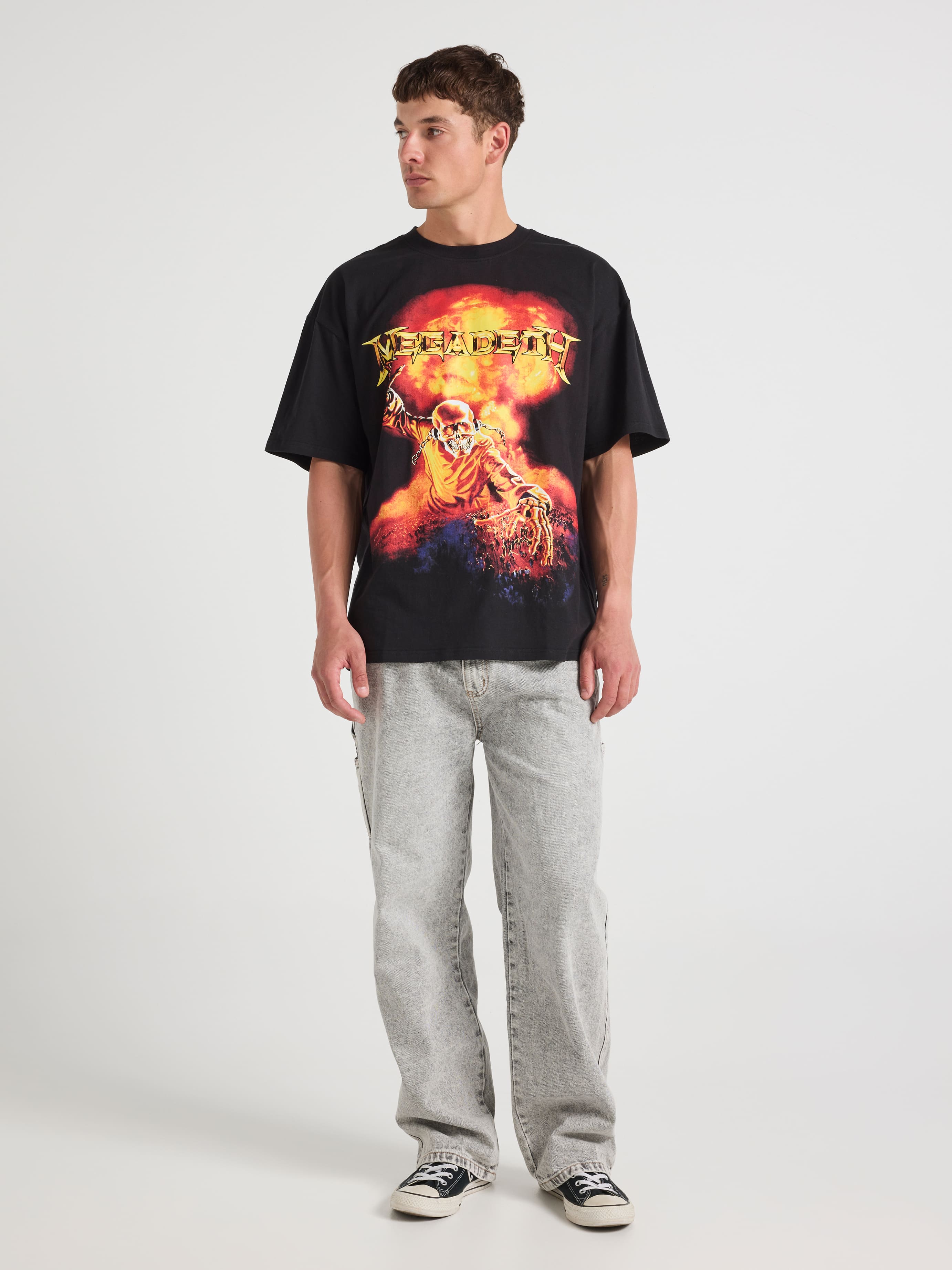 Megadeth Rattlehead Oversized Tee