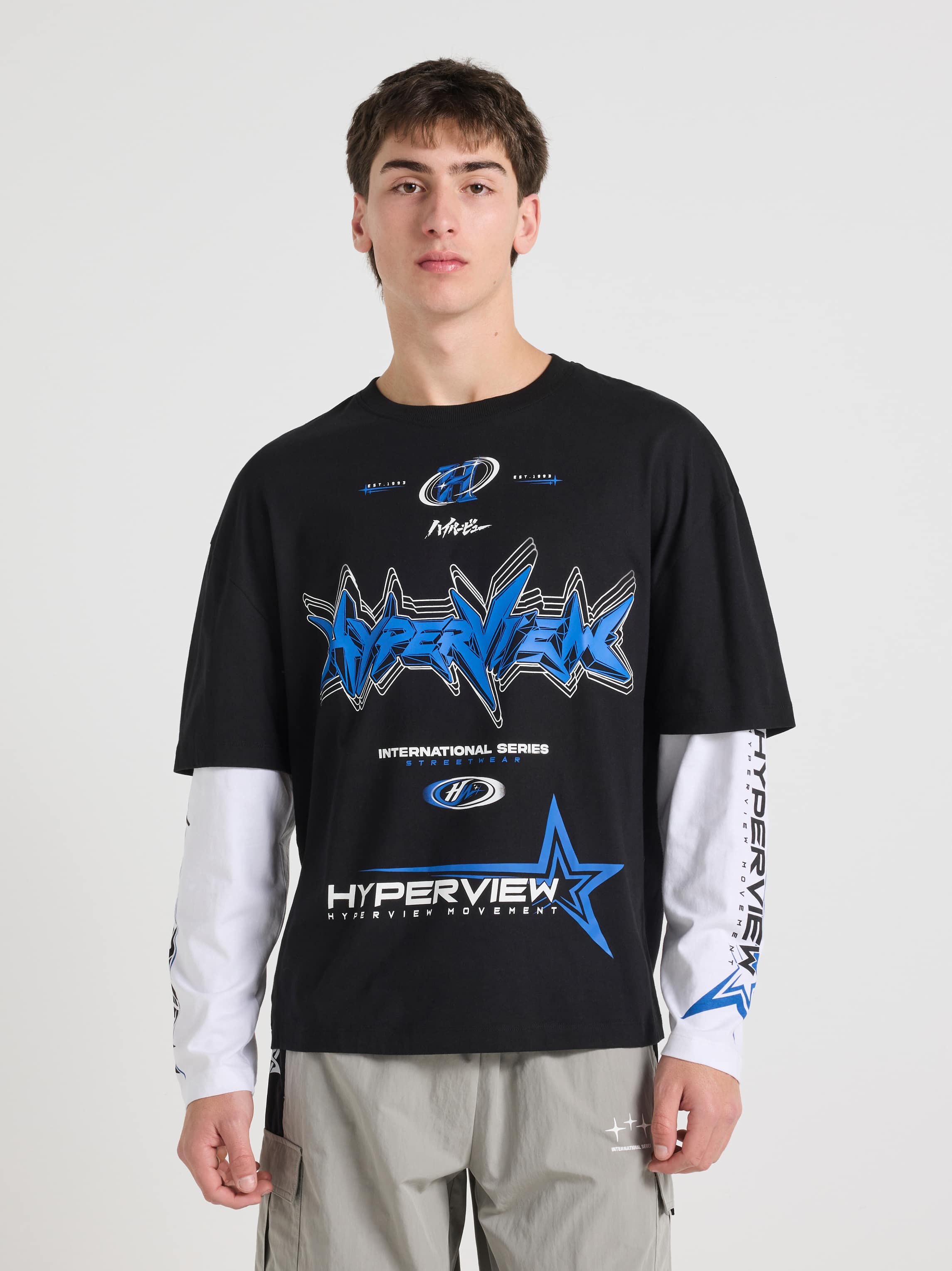 Hyperview Logo 2/1 Long Sleeve Tee