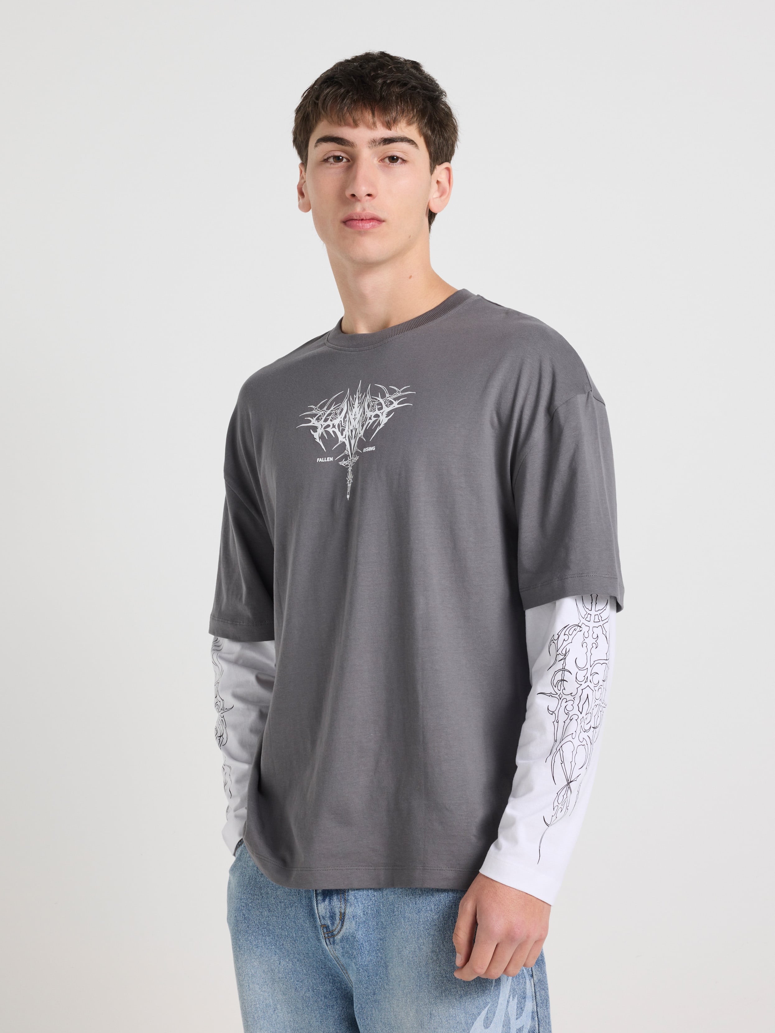 Metal Neo Tribal 2/1 Long Sleeve Tee