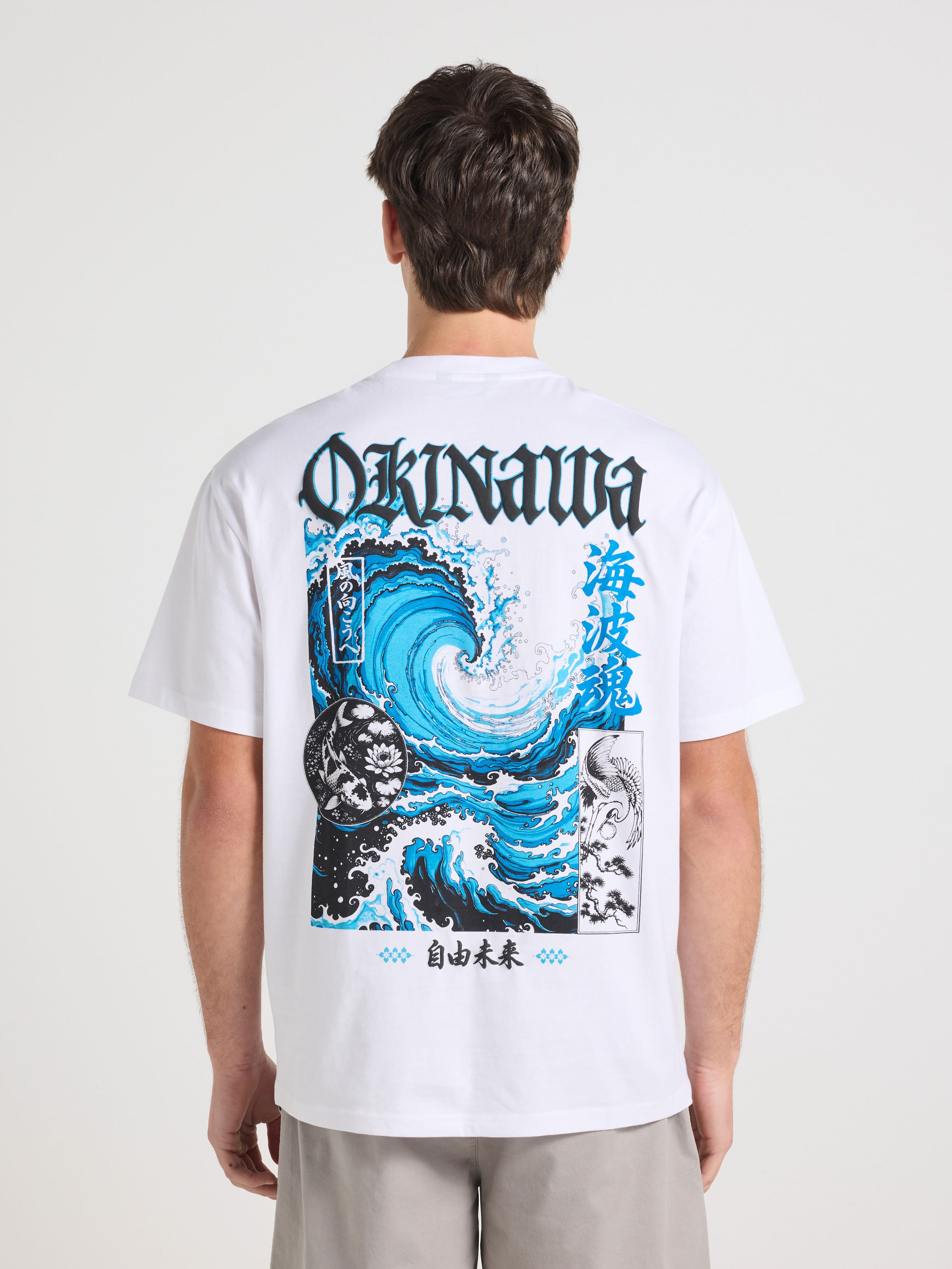 Japan Okinawa Waves Relaxed Tee