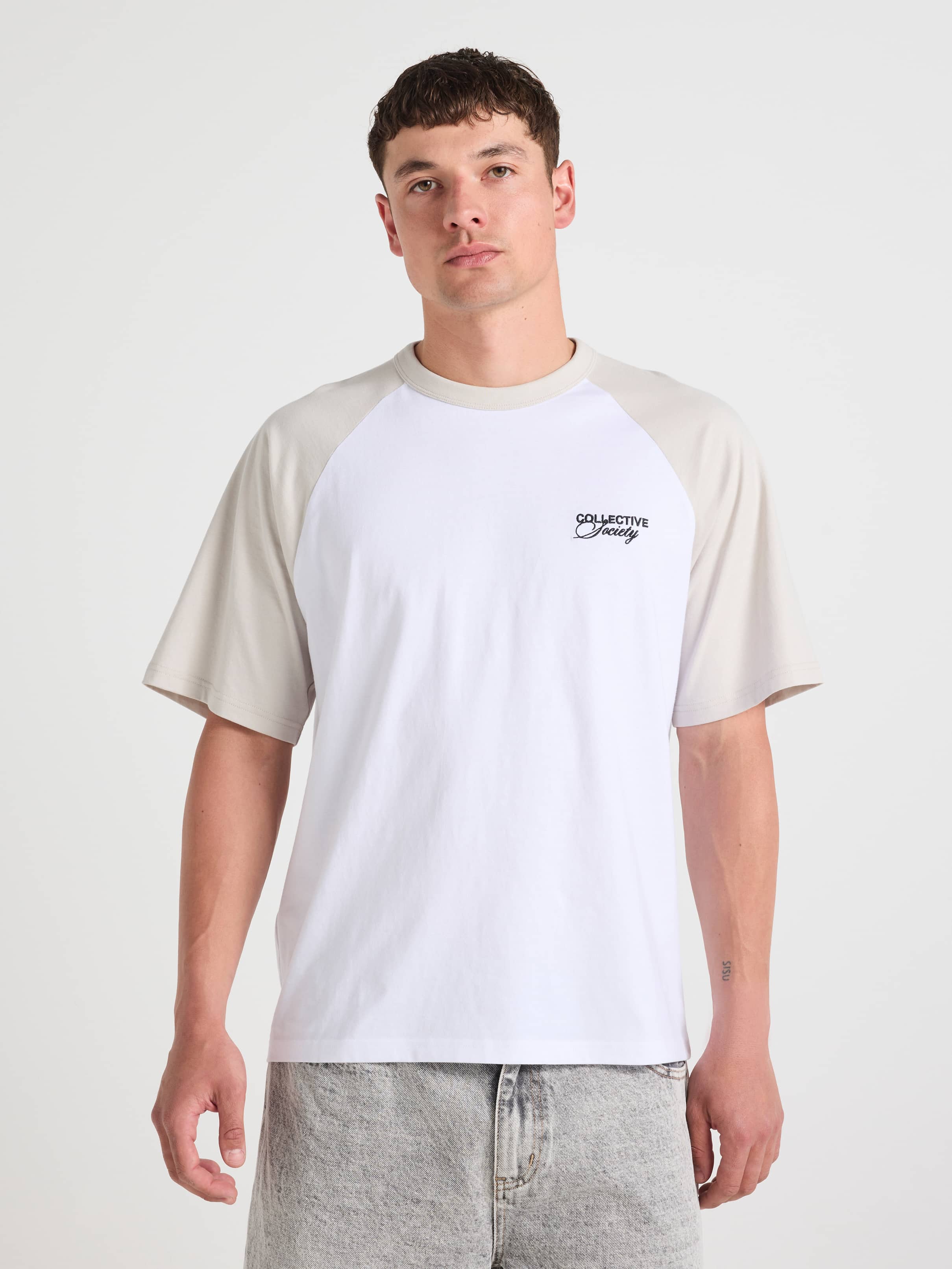 Collective Society Raglan Tee