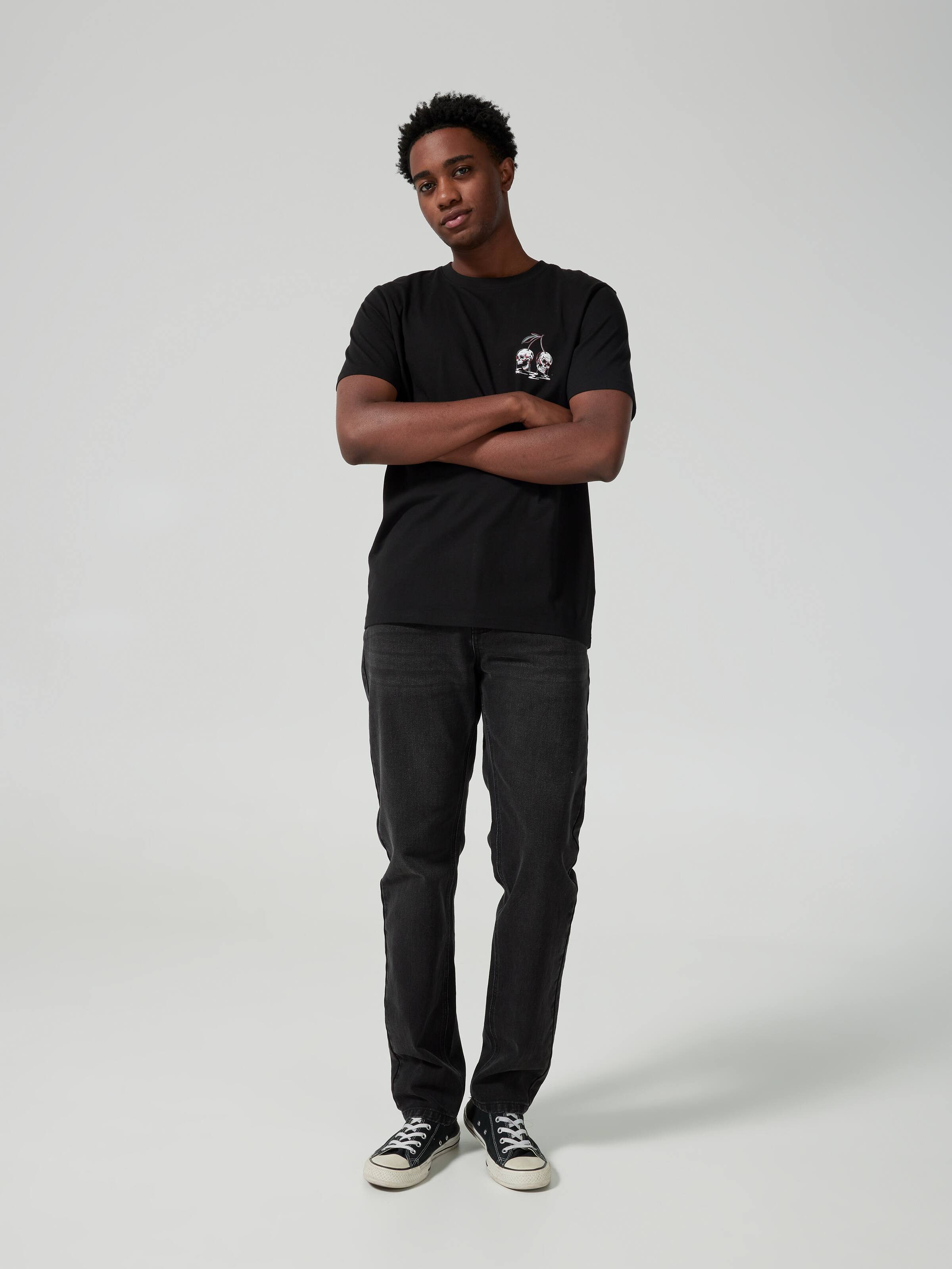 Surf Cherry Skull Short Sleeve Tee