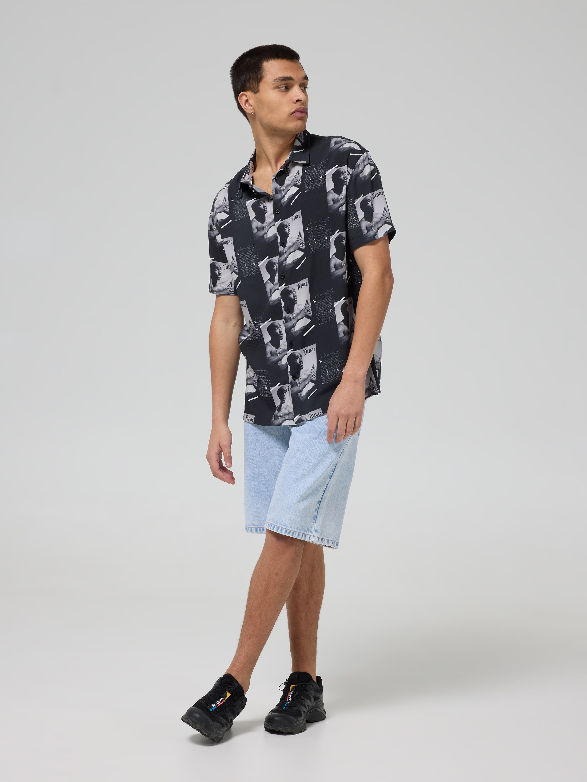 Music Tupac Mono Resort Shirt
