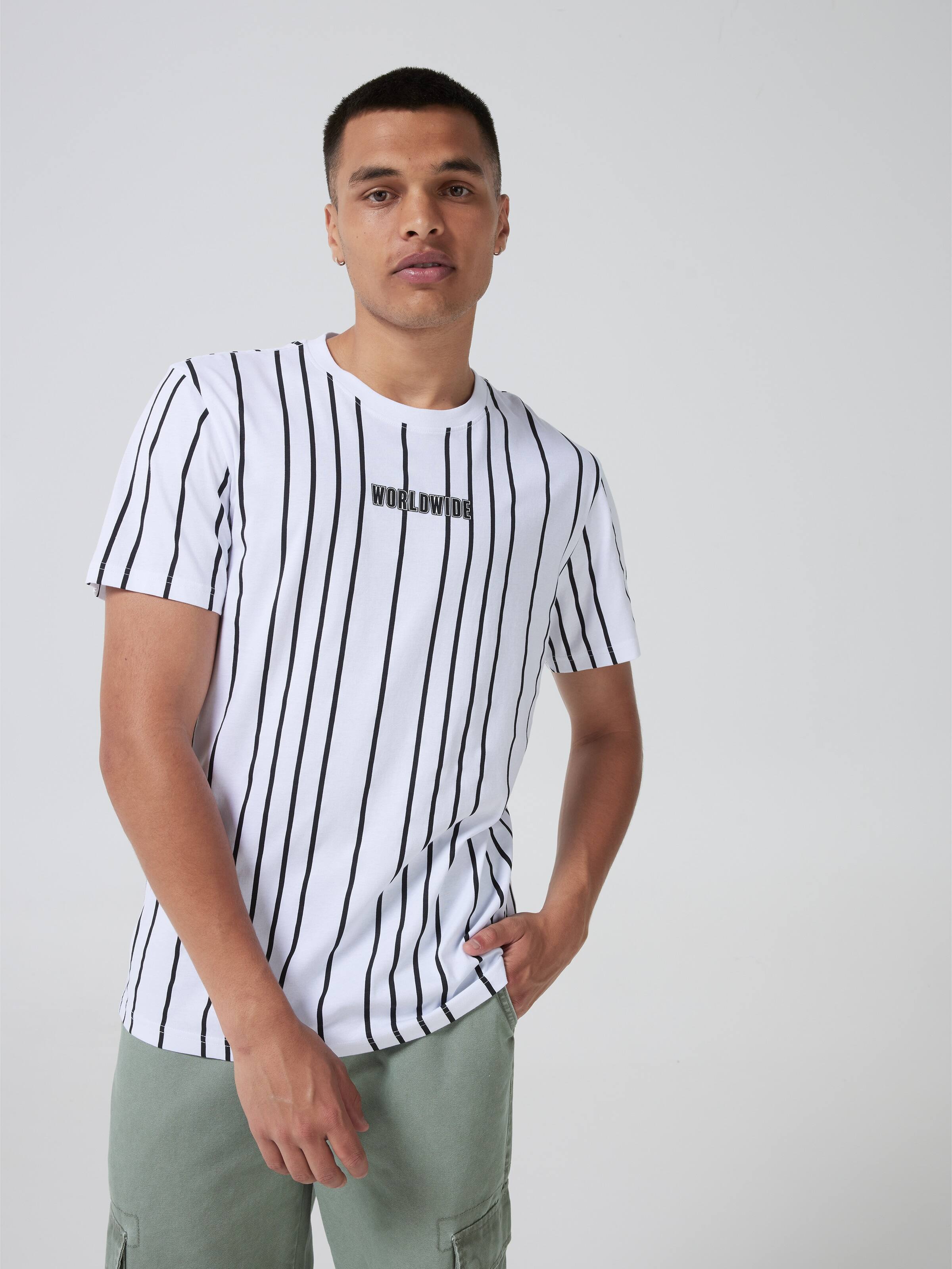 Jay short-sleeve shirt (261 / W / STRIPE B) main image 1