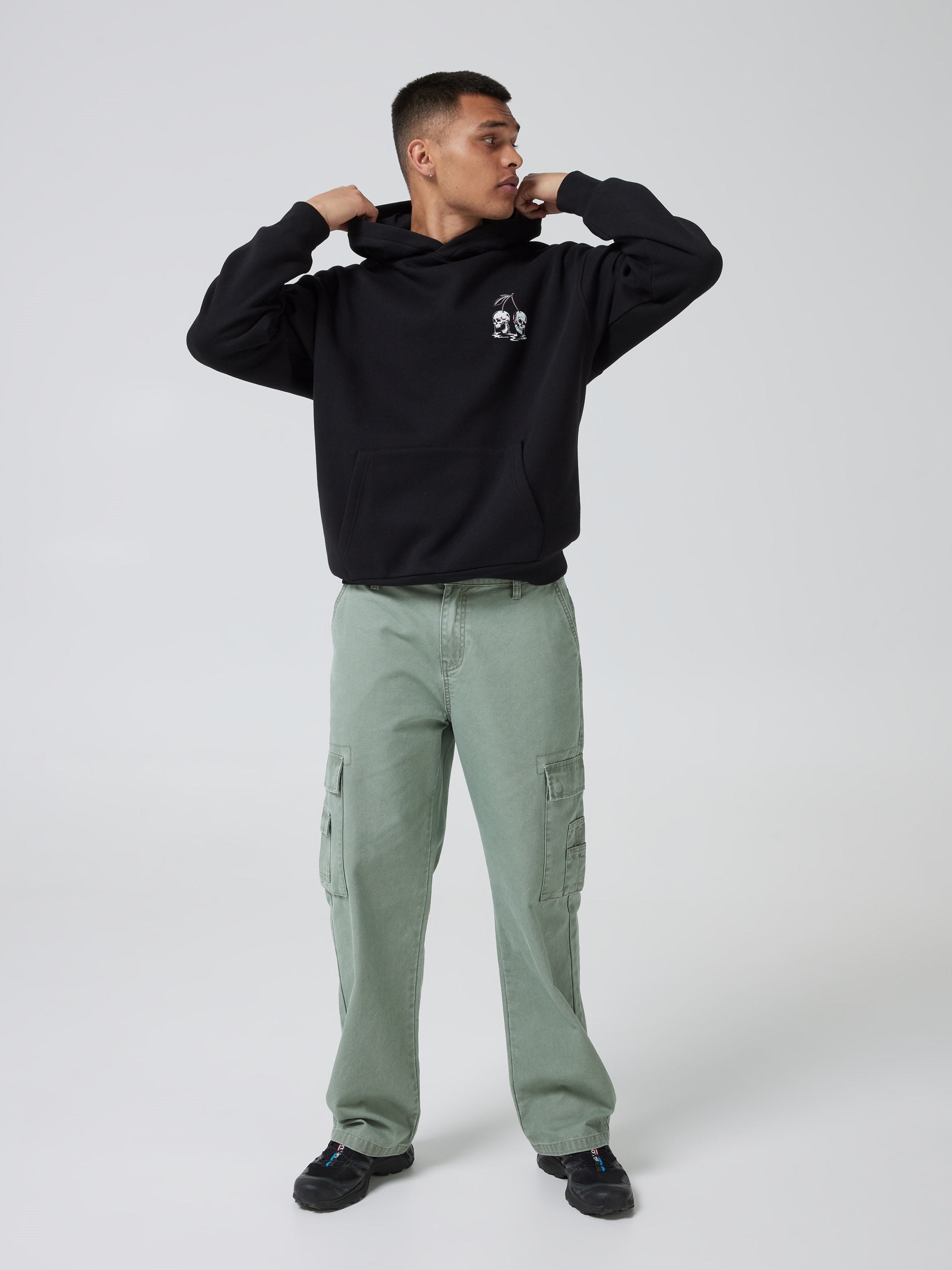 Surf Cherry Skull Hoodie
