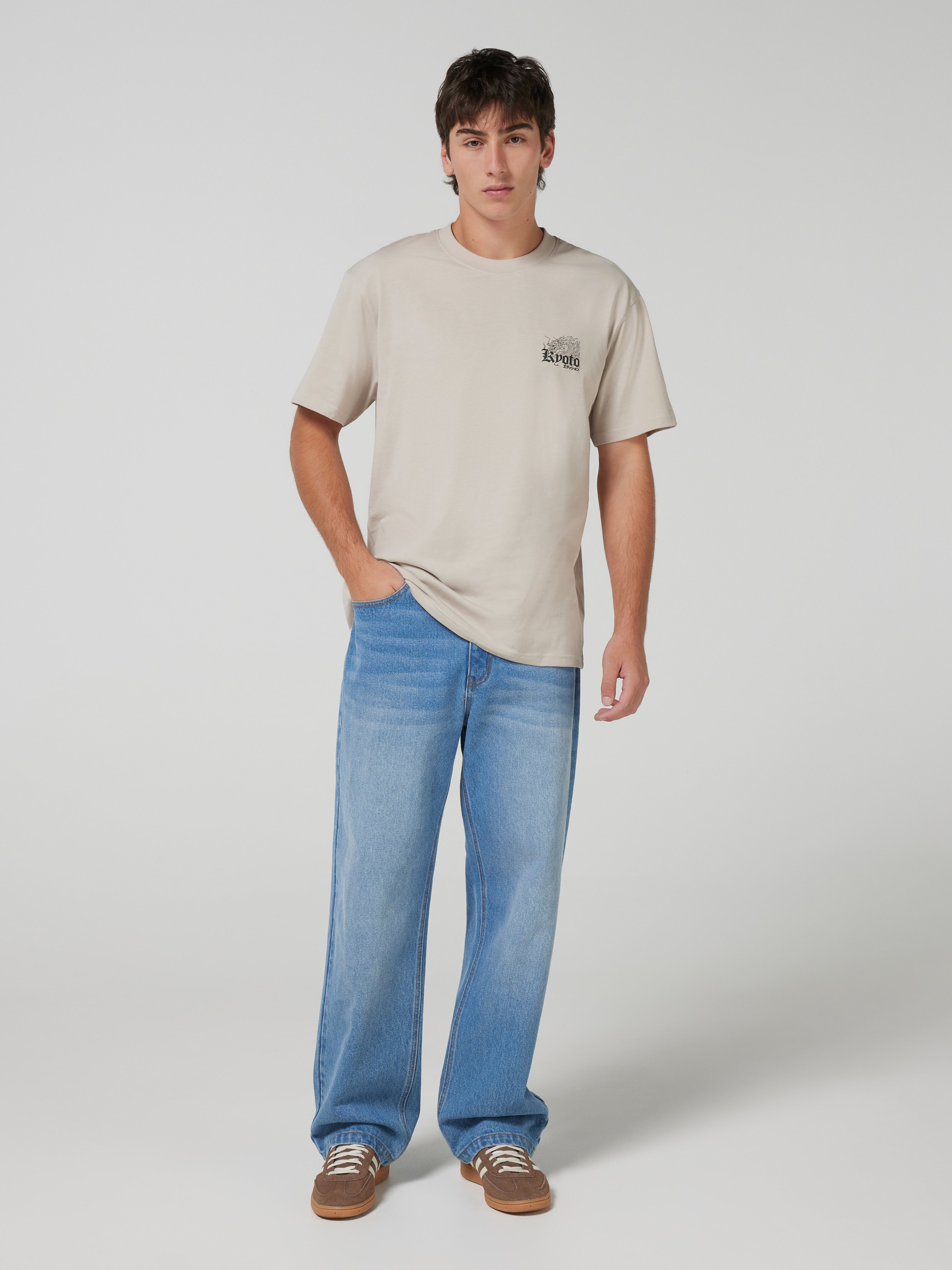 Japan Kyoto Dragon Relax Short Sleeve Tee