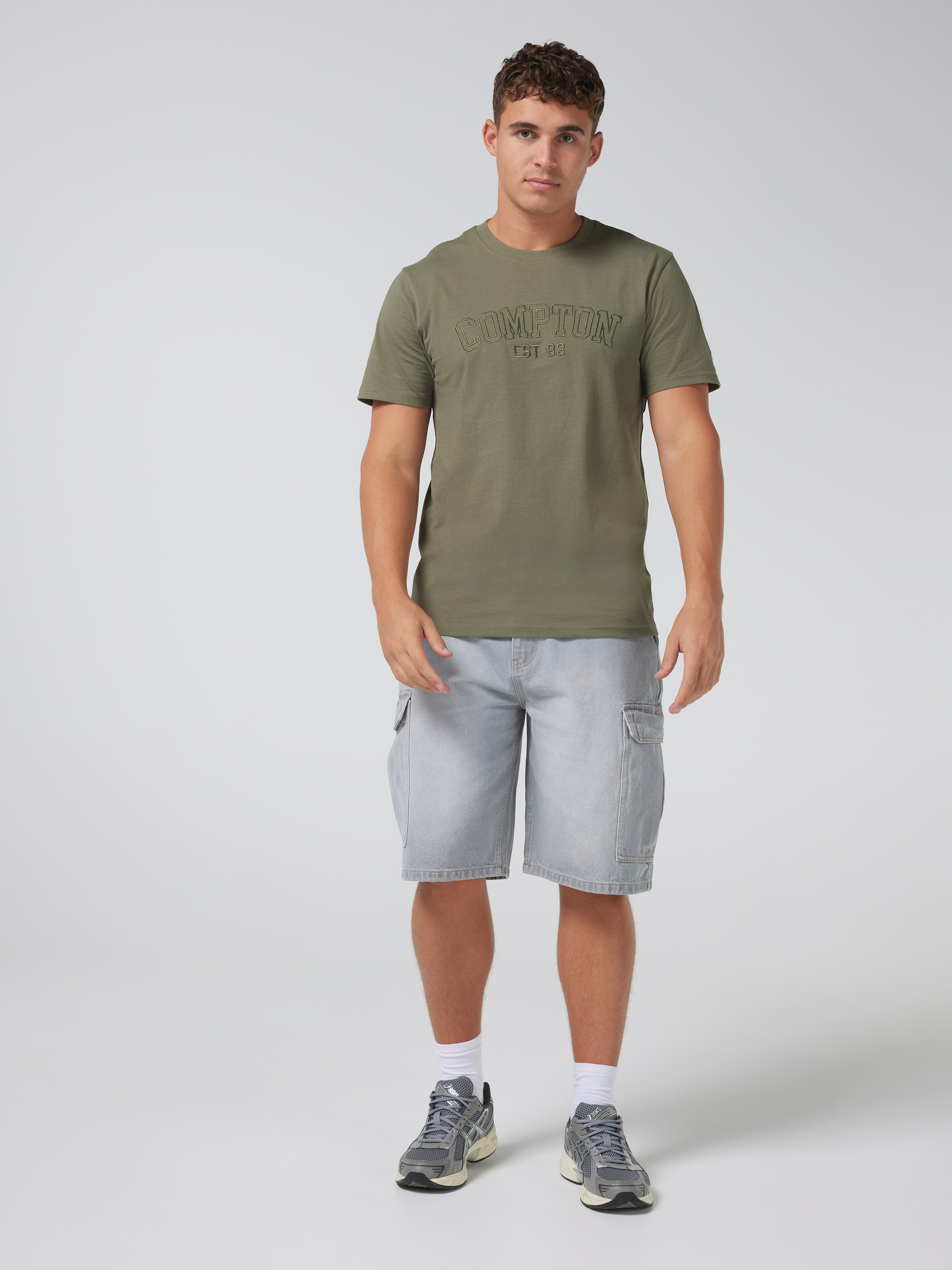 Embroidered Compton Short Sleeve Tee