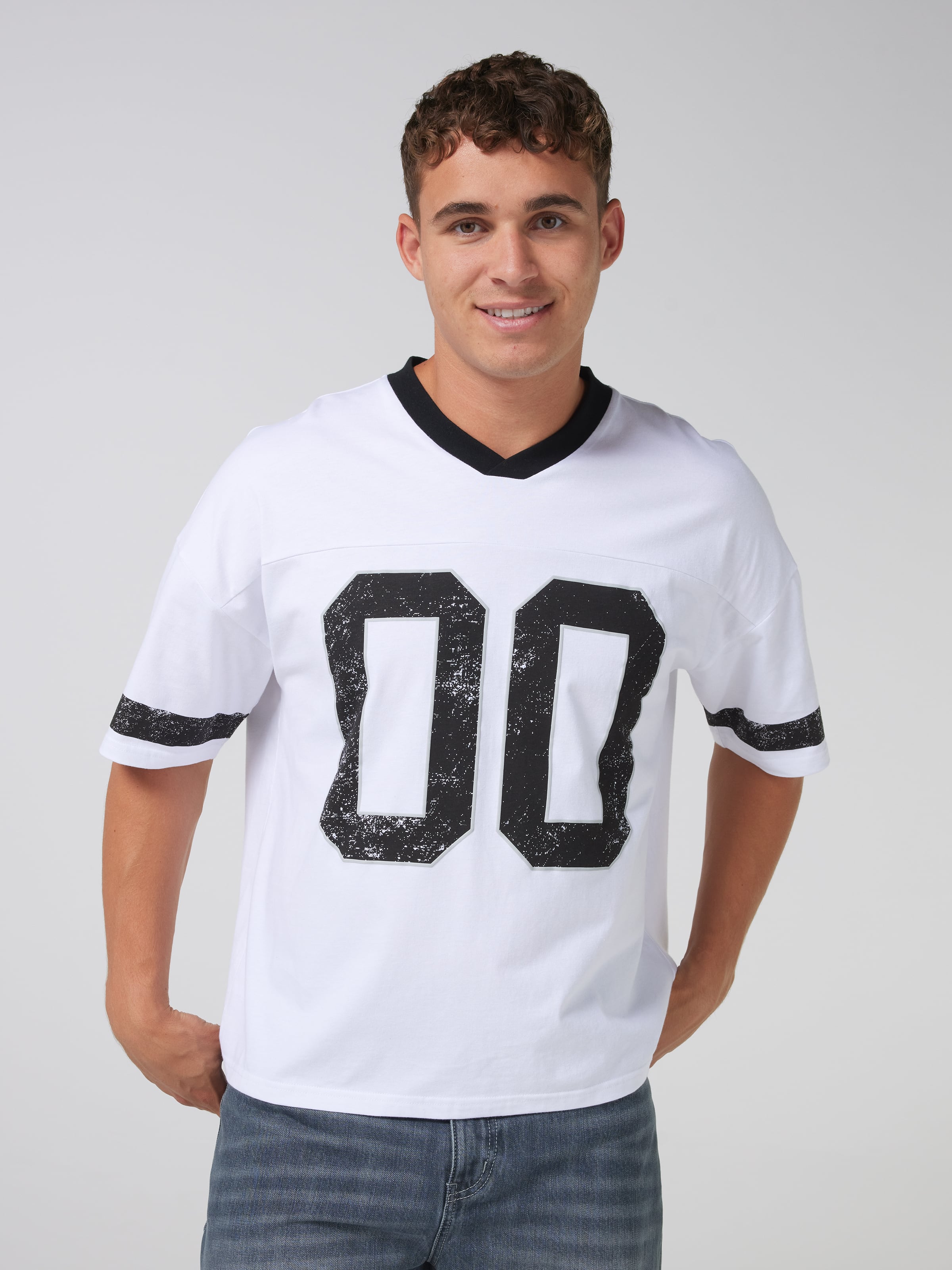 Sport Number Boxy Jersey Tee