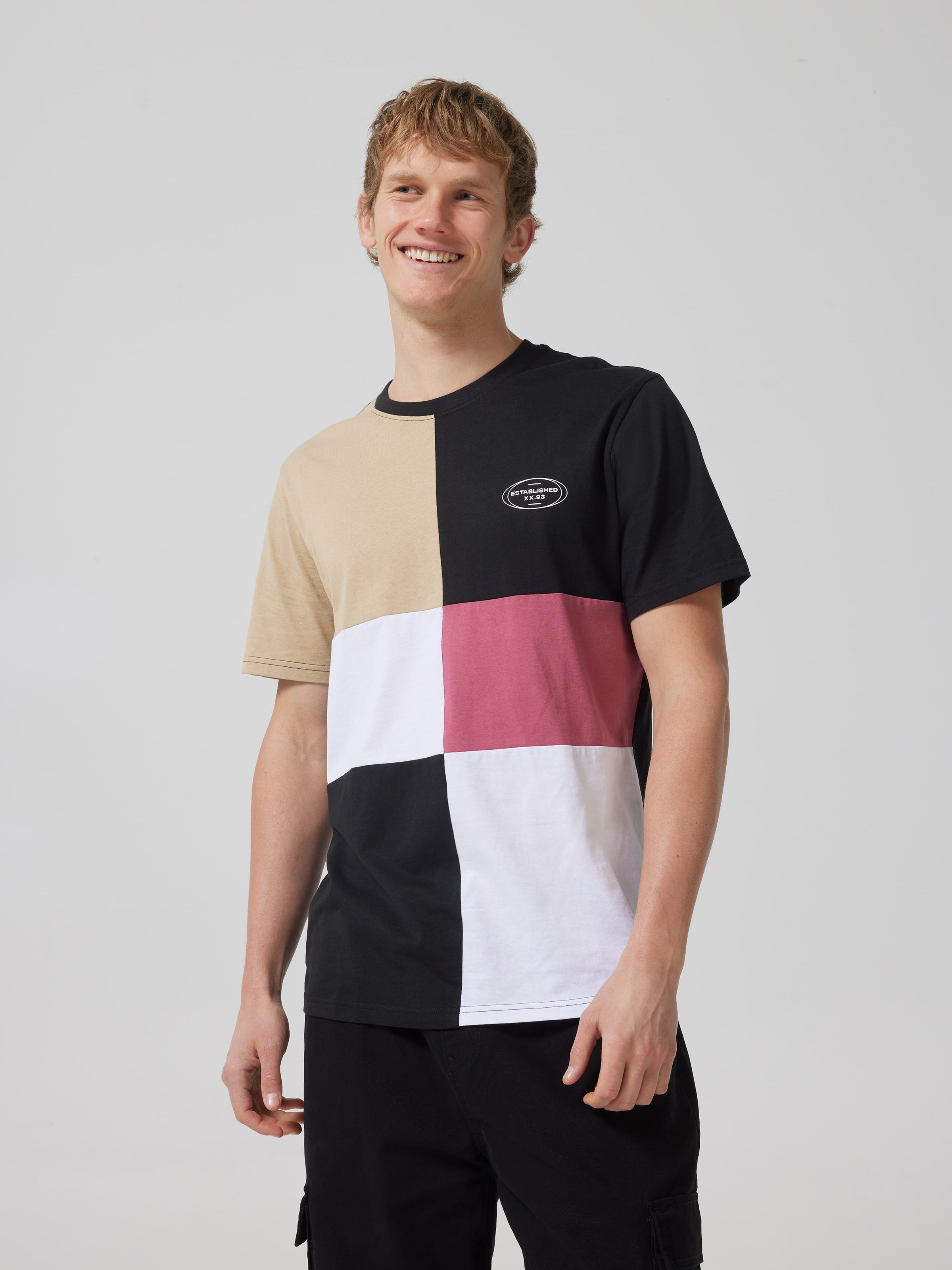 6 Splice Short Sleeve Tee