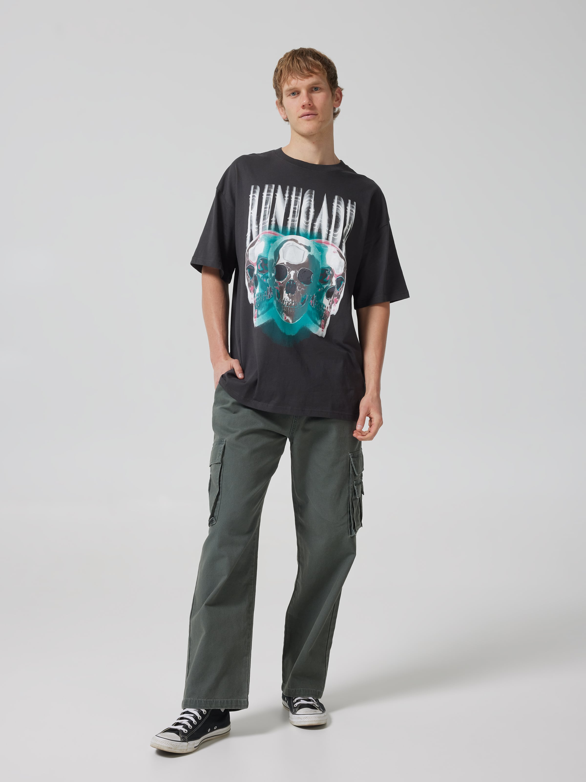 Trend Skull Oversized Tee