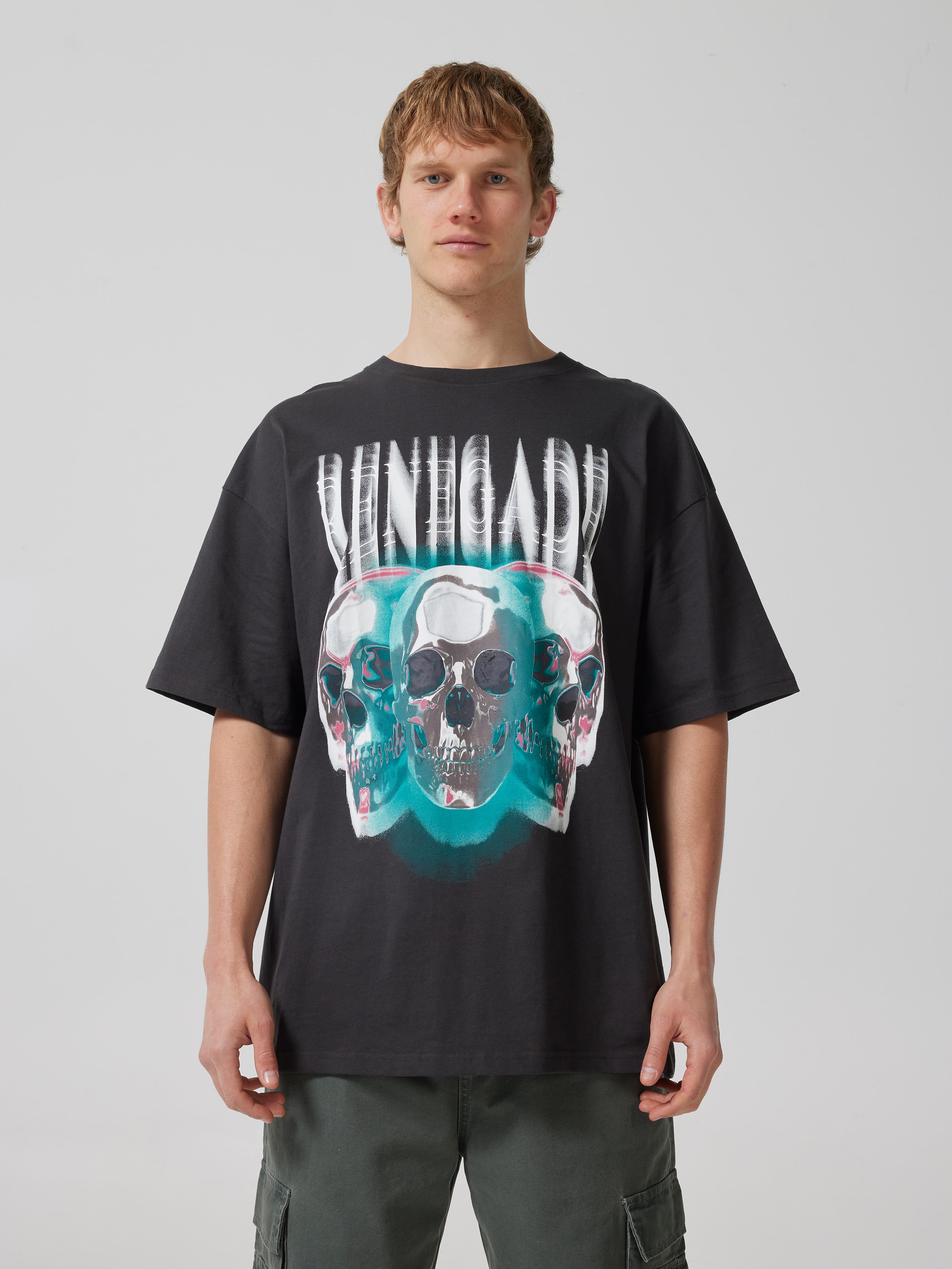 Trend Skull Oversized Tee