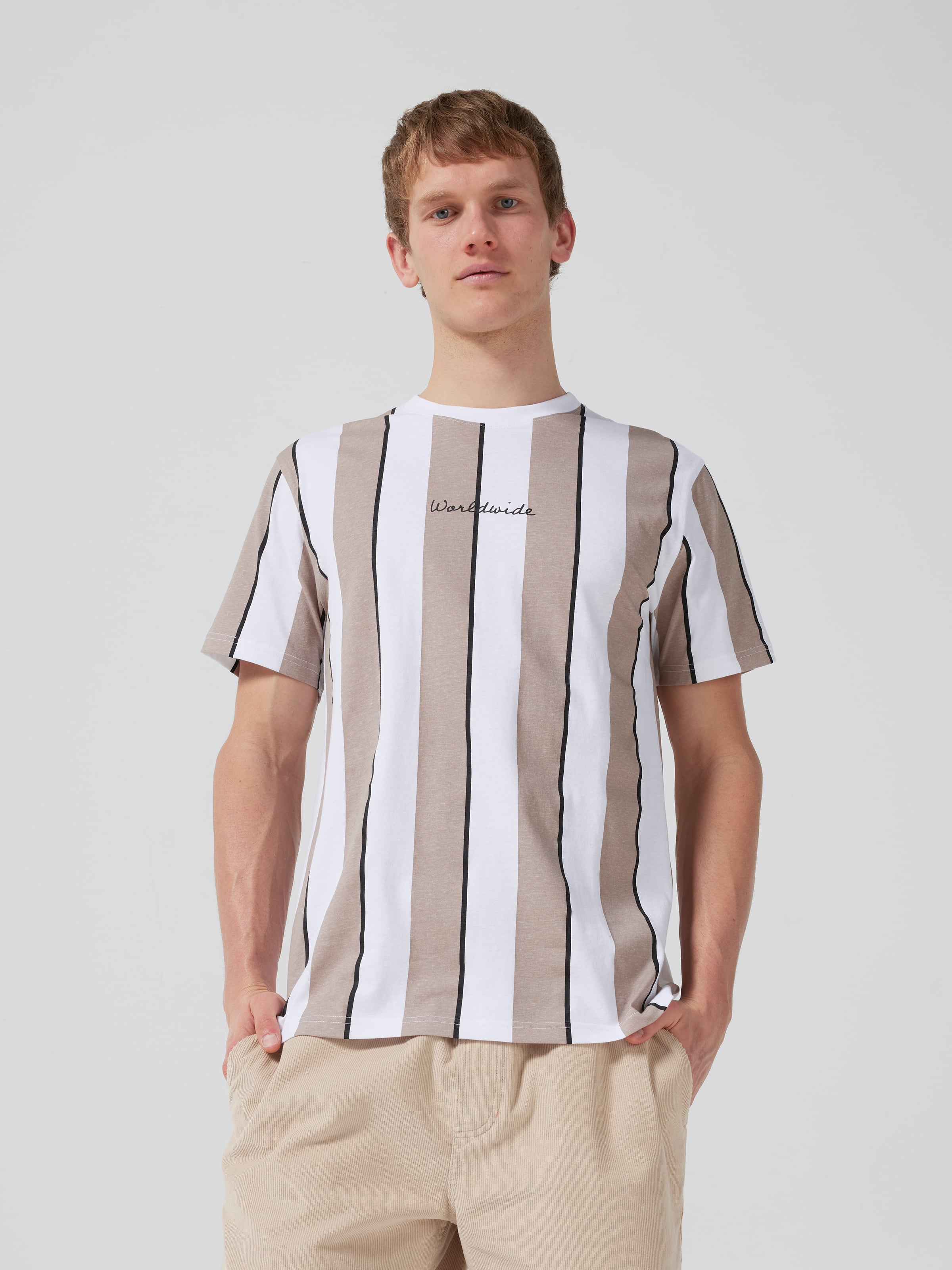 V-Stripe World Wide Short Sleeve Tee