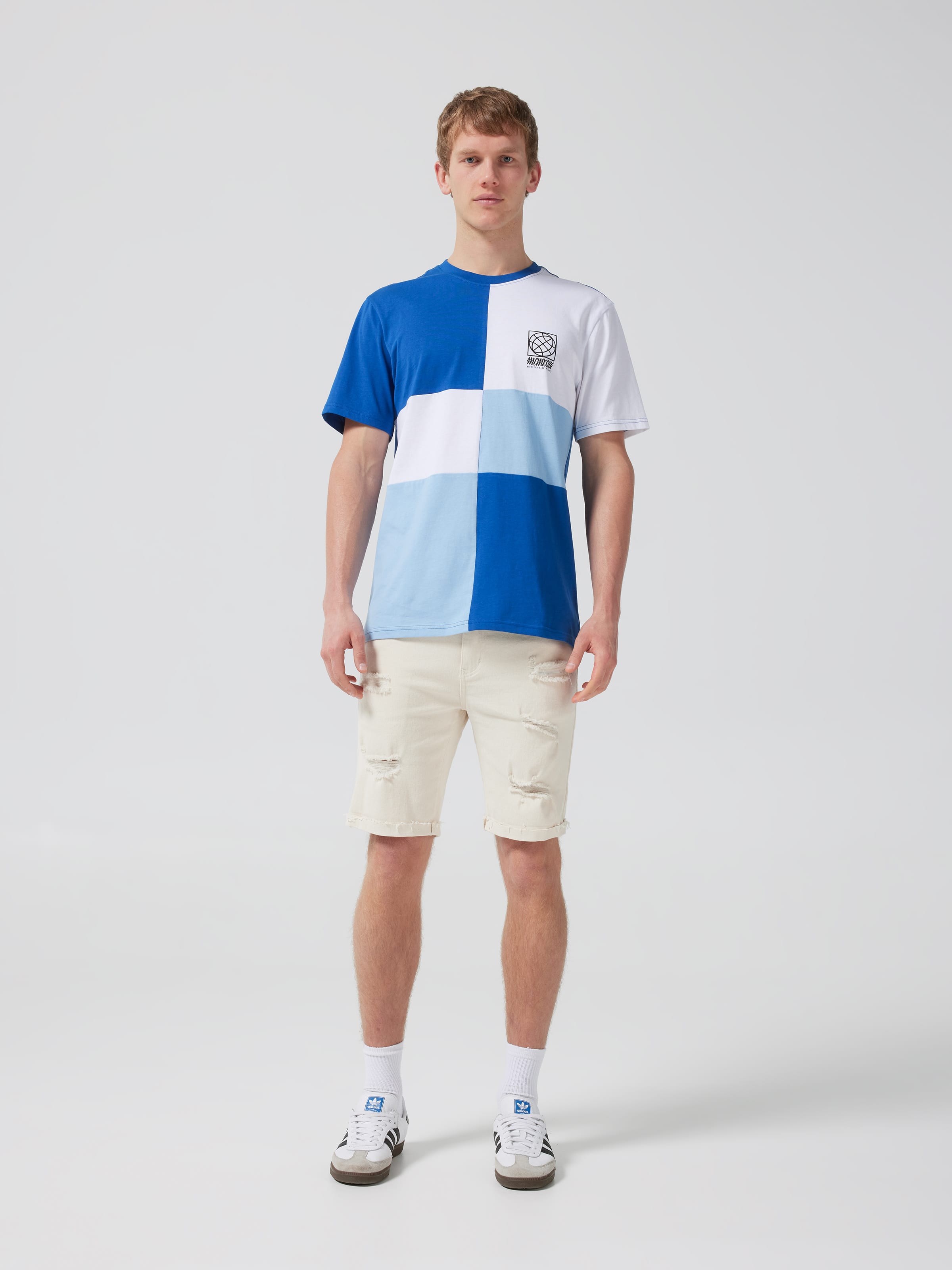 Spliced Short Sleeve Tee