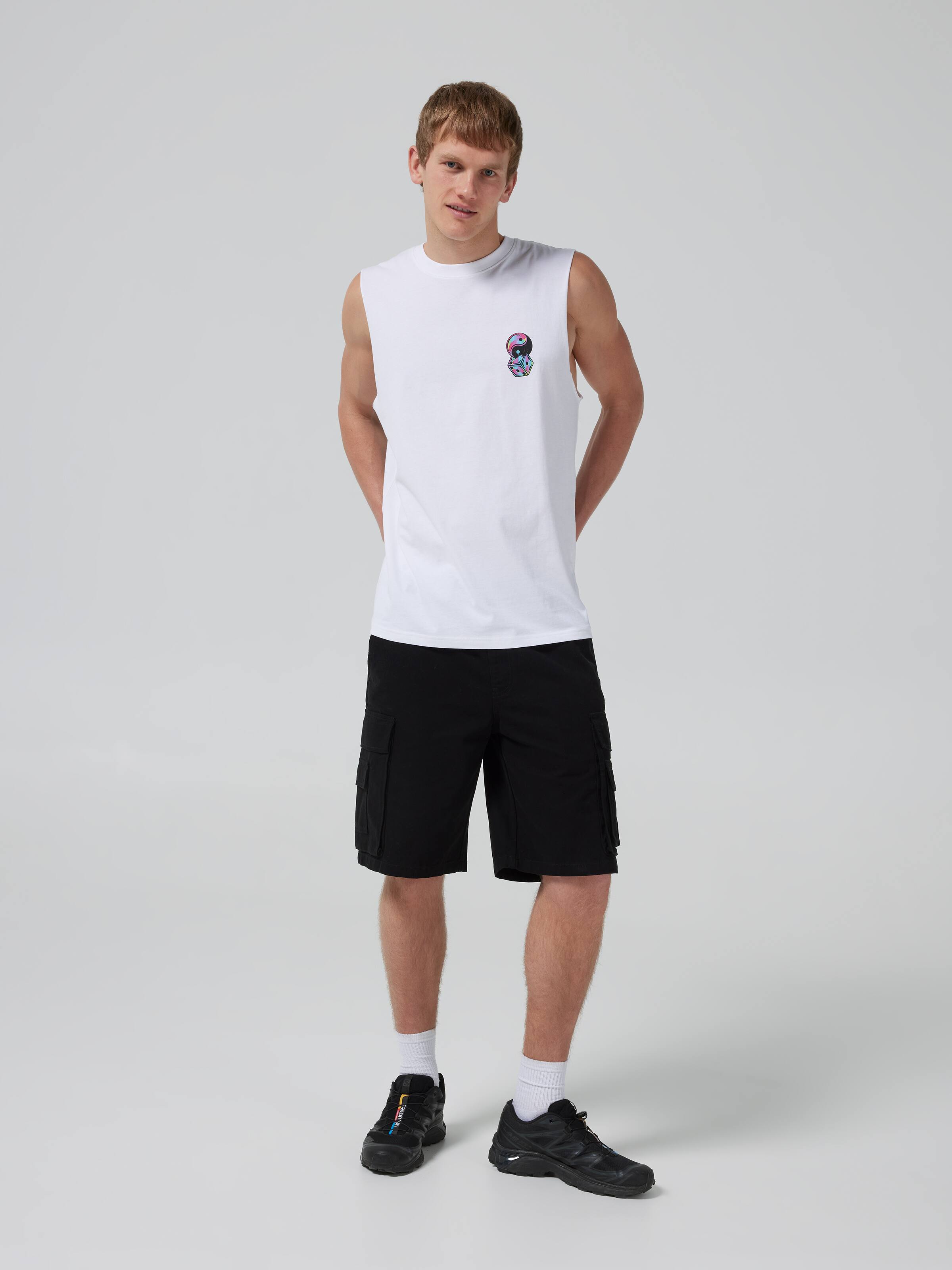 Trippy Unknown Dice Muscle Tee