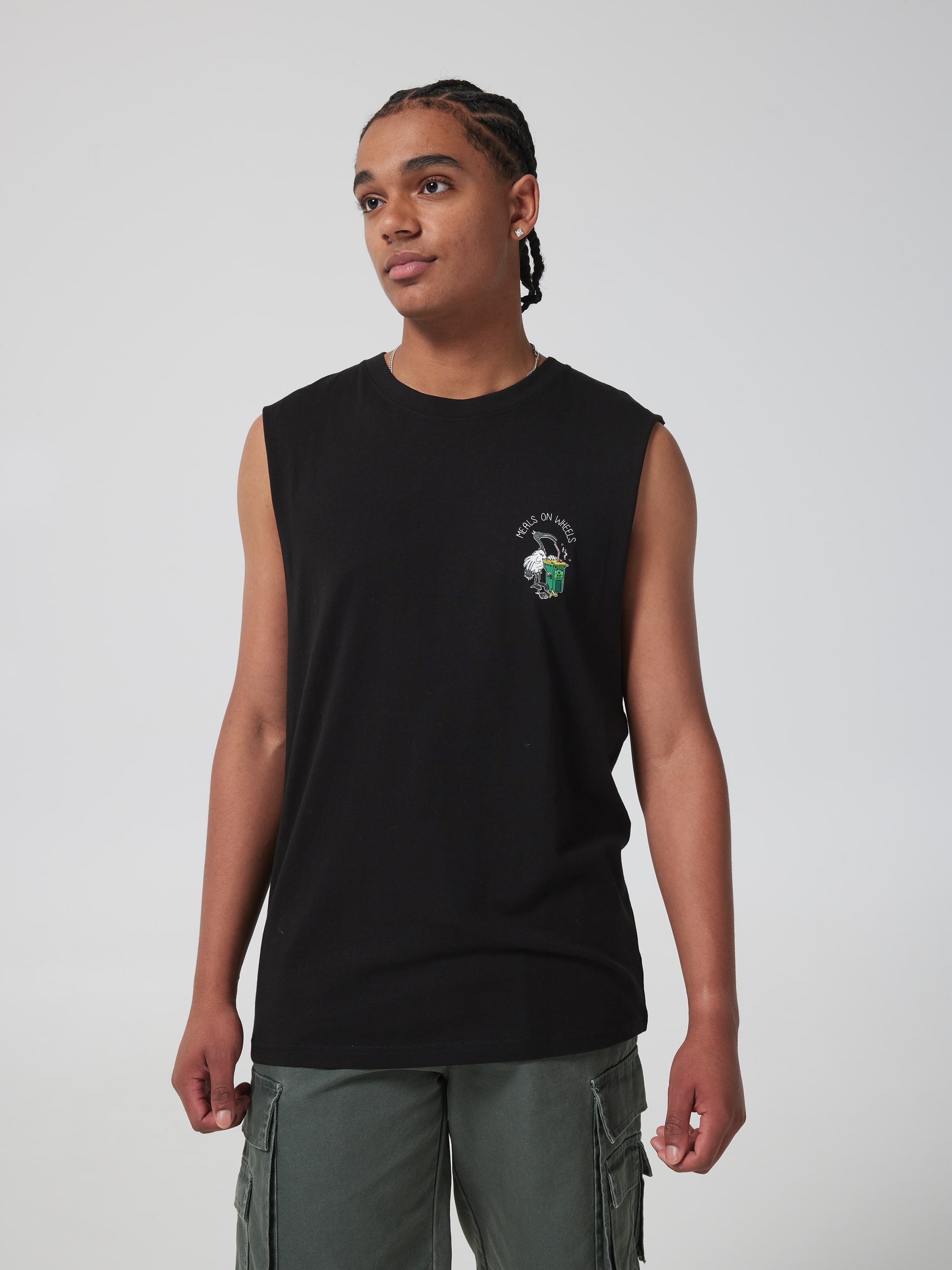 Novelty Ibis Meals Muscle Tee