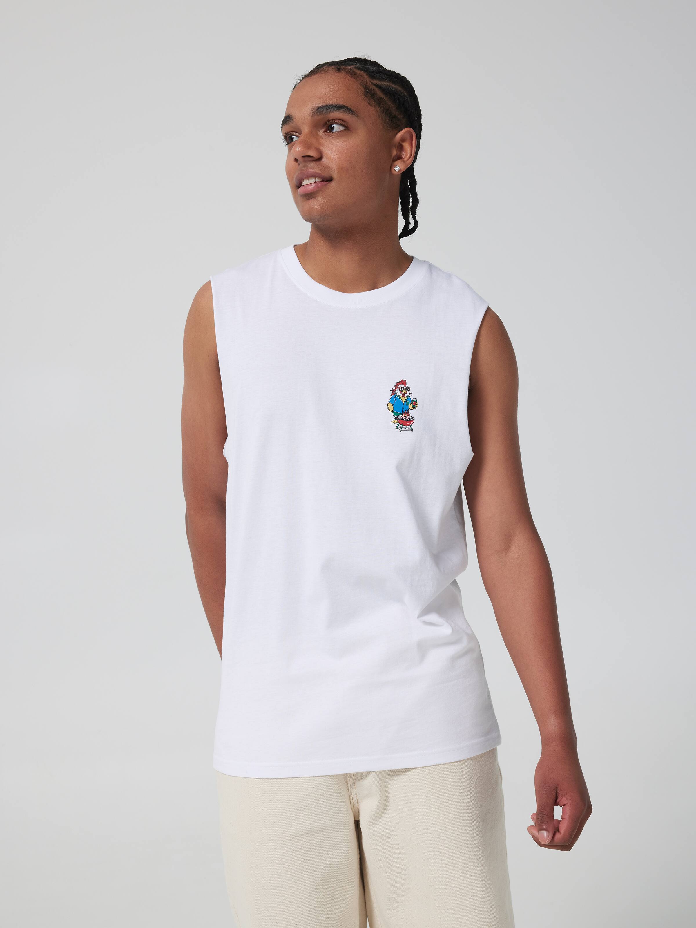 Guys Tank Tops Mens Muscle Tees Singlets Jay Jays