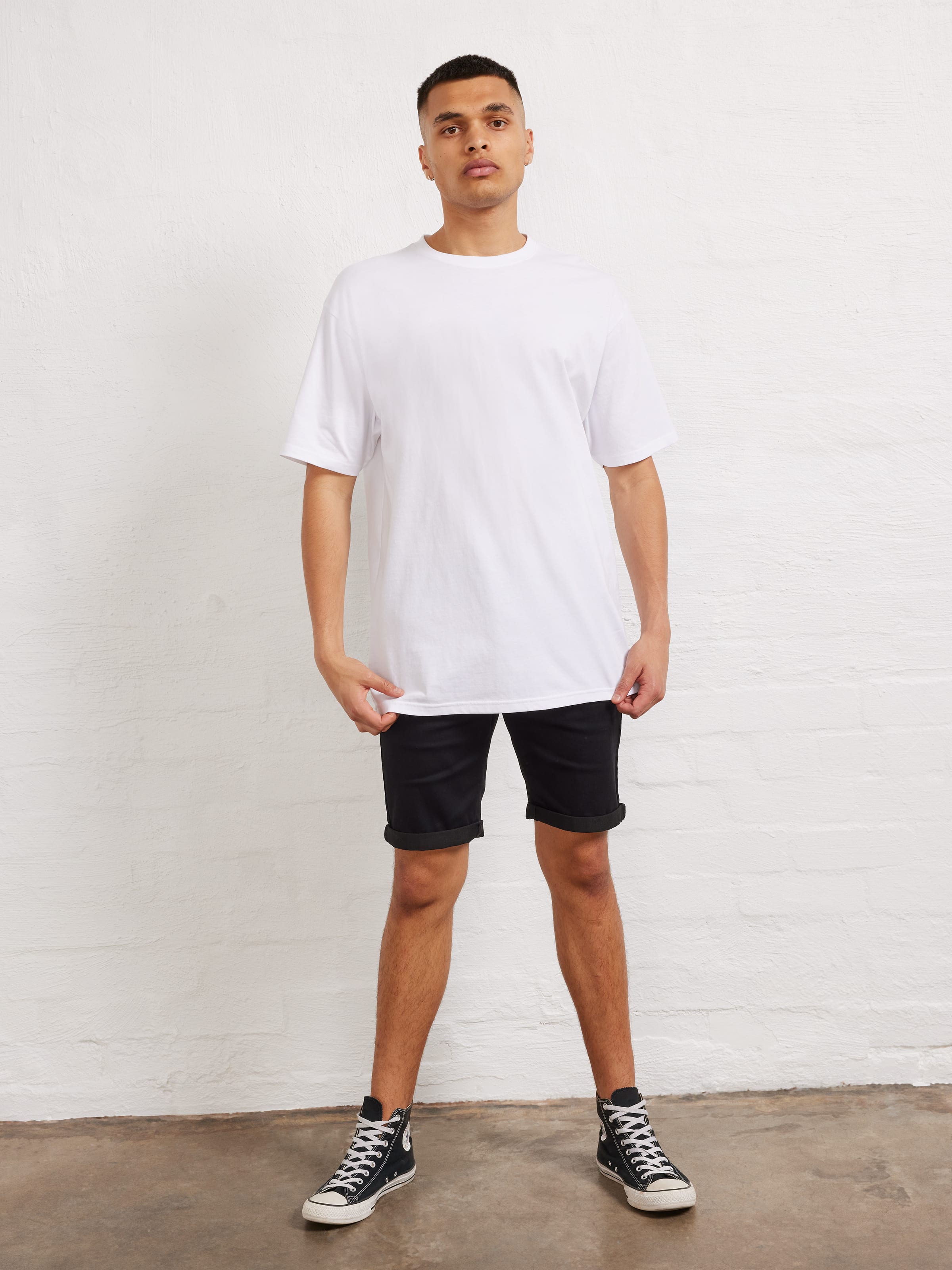 Premium Oversized Basic Short Sleeve Tee