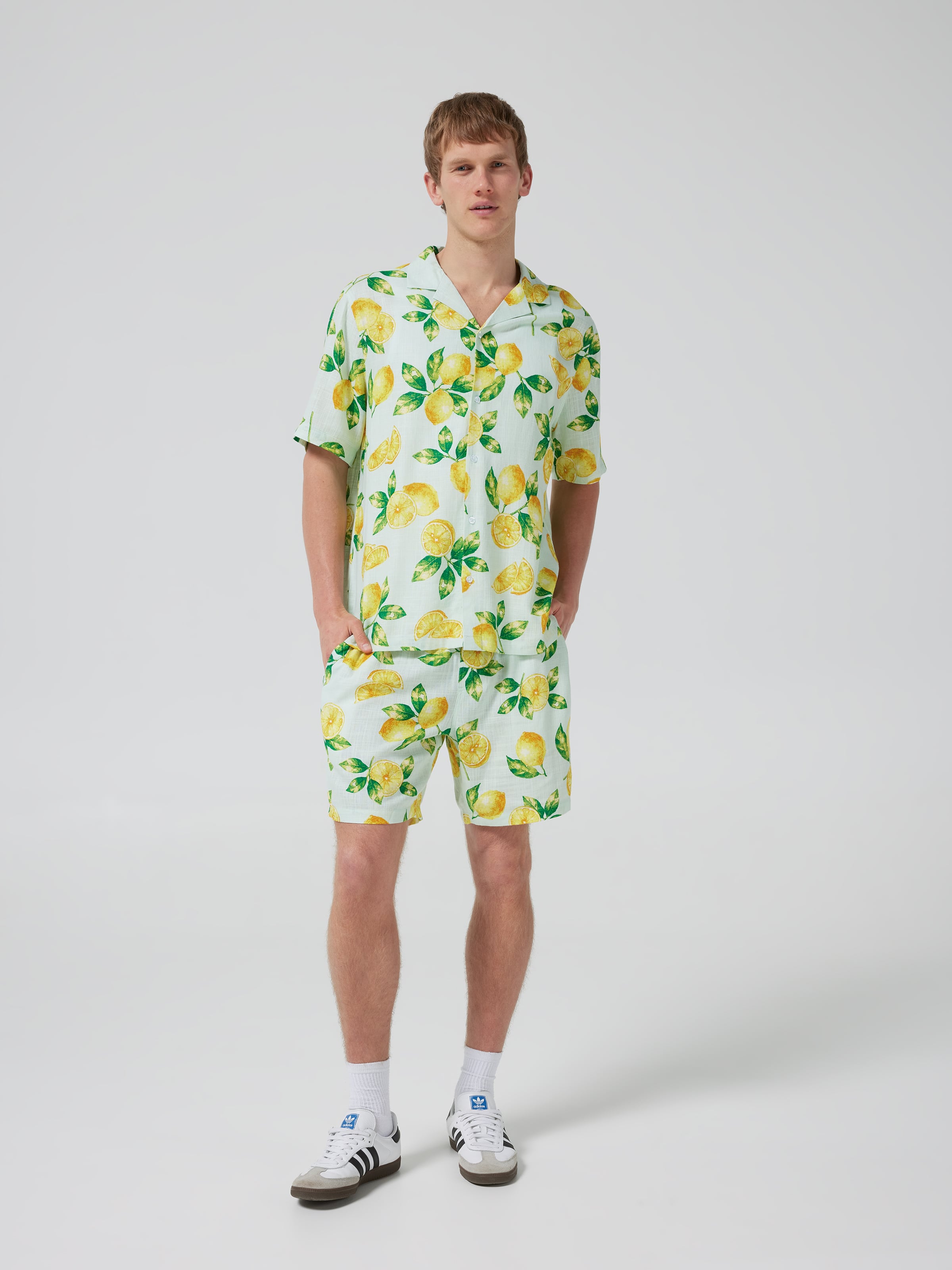 Byron Vacay Lemon Print Shorts