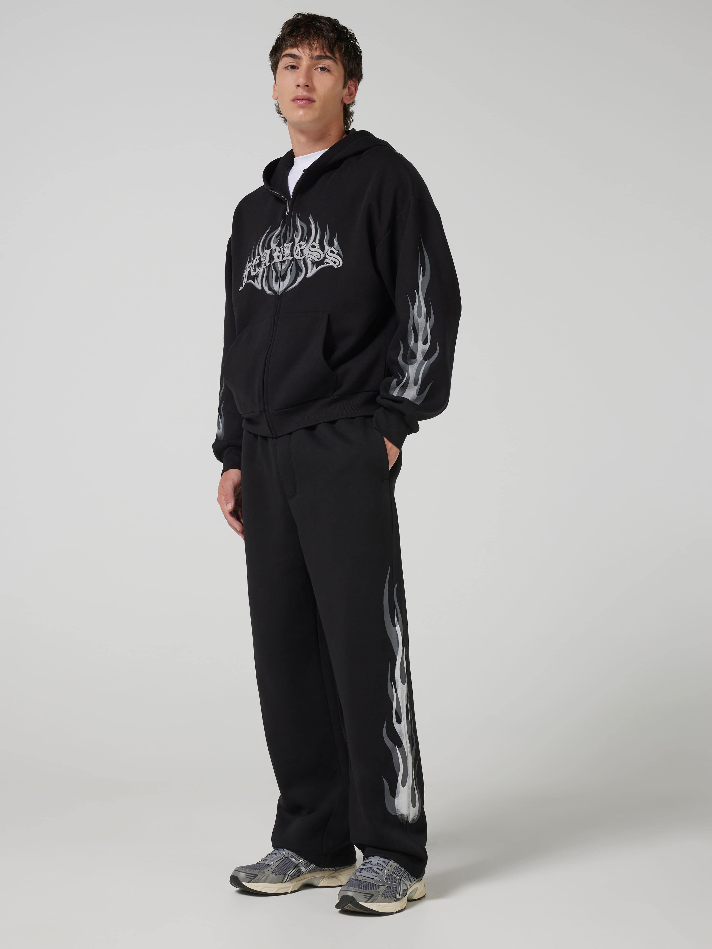 Wes Wide Leg Print Trackpant