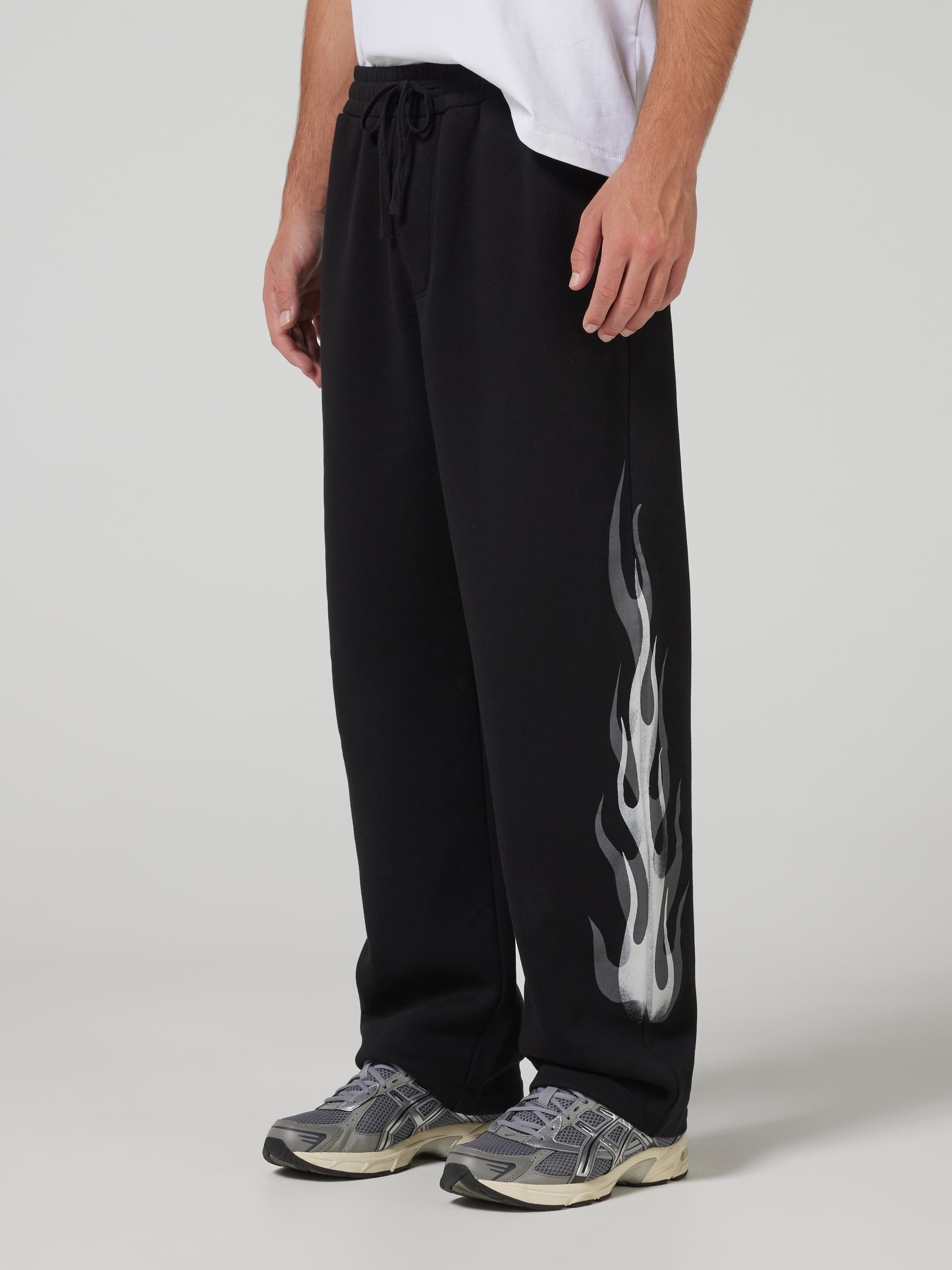 Wes Wide Leg Print Trackpant