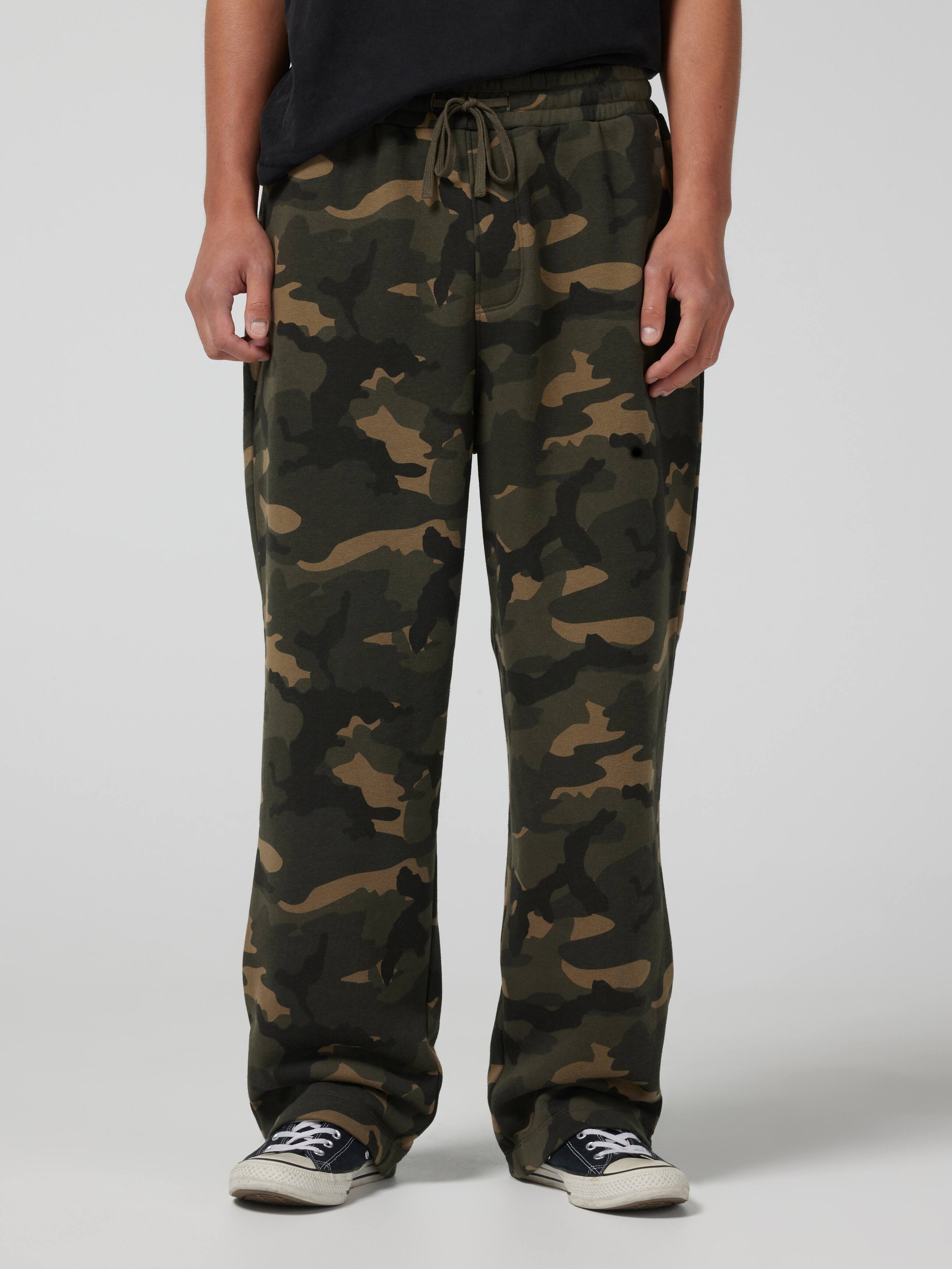 Wes Wide Leg Print Trackpant