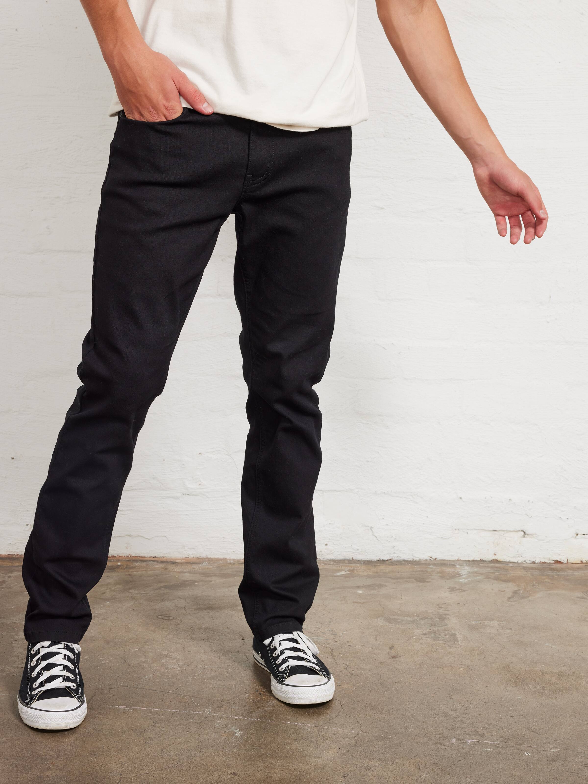 Low Fade Ash Straight Slim Jean
