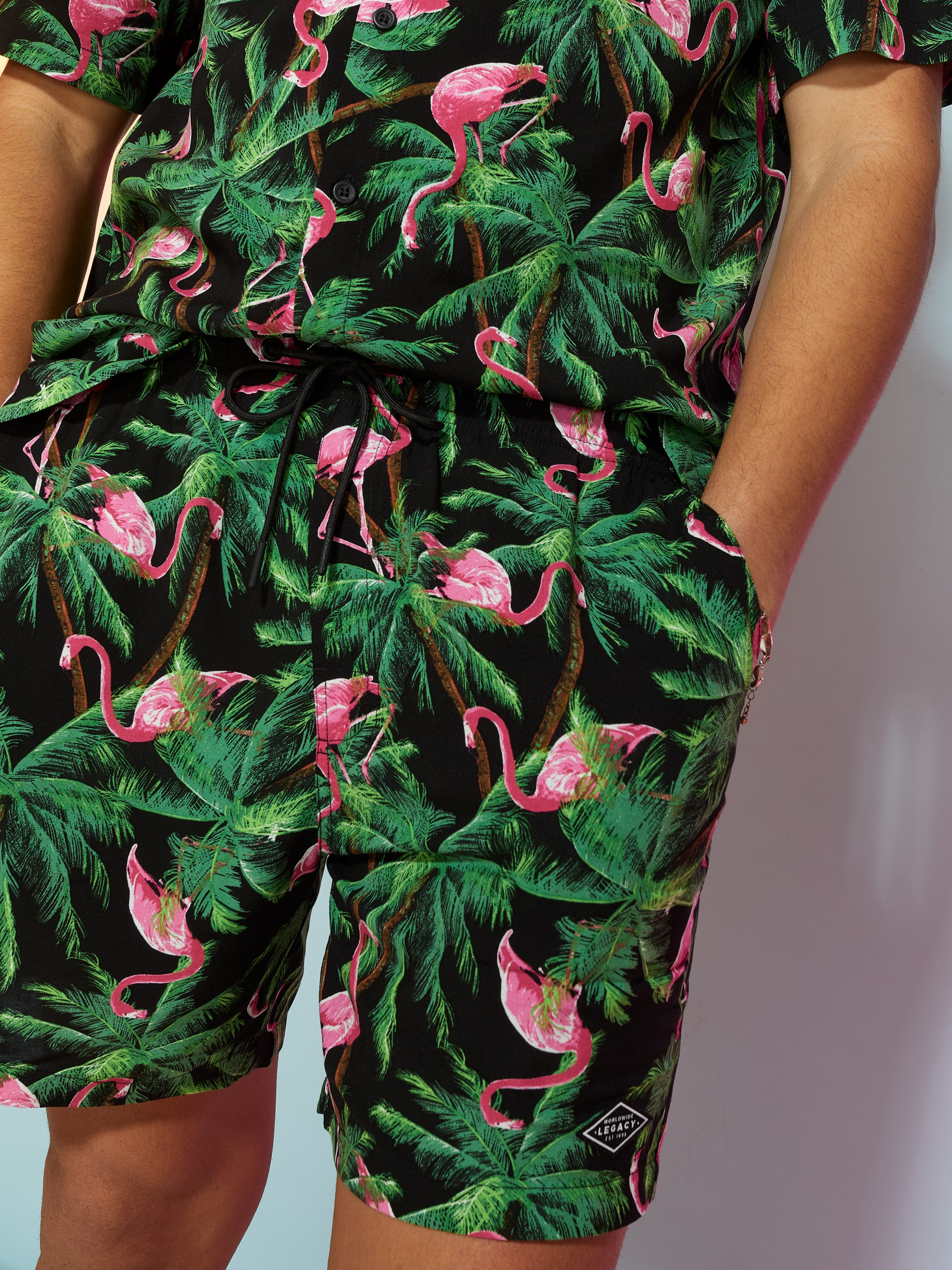 Jordan flamingo hot sale shorts