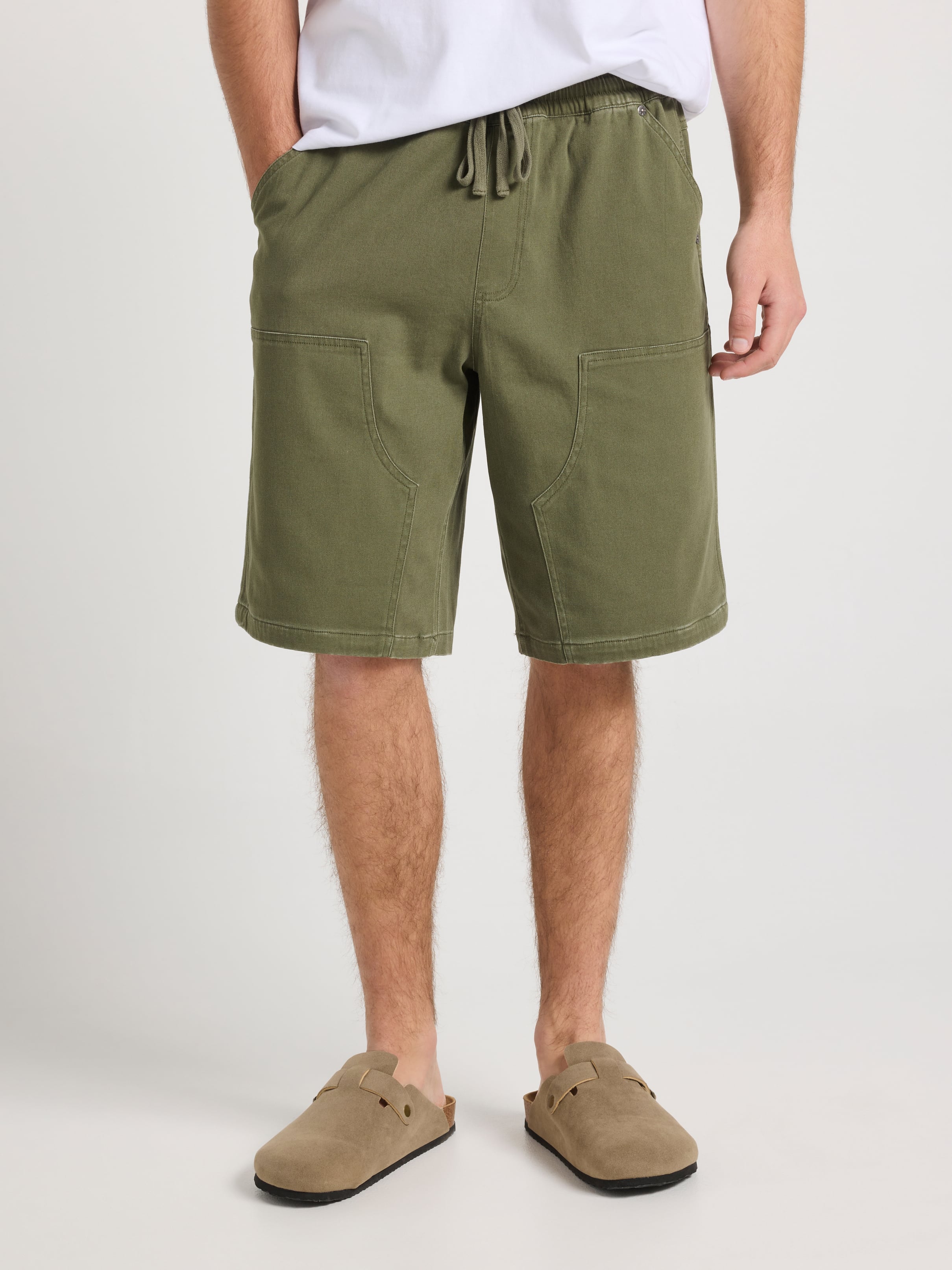 Elastic Waist Carpenter Short