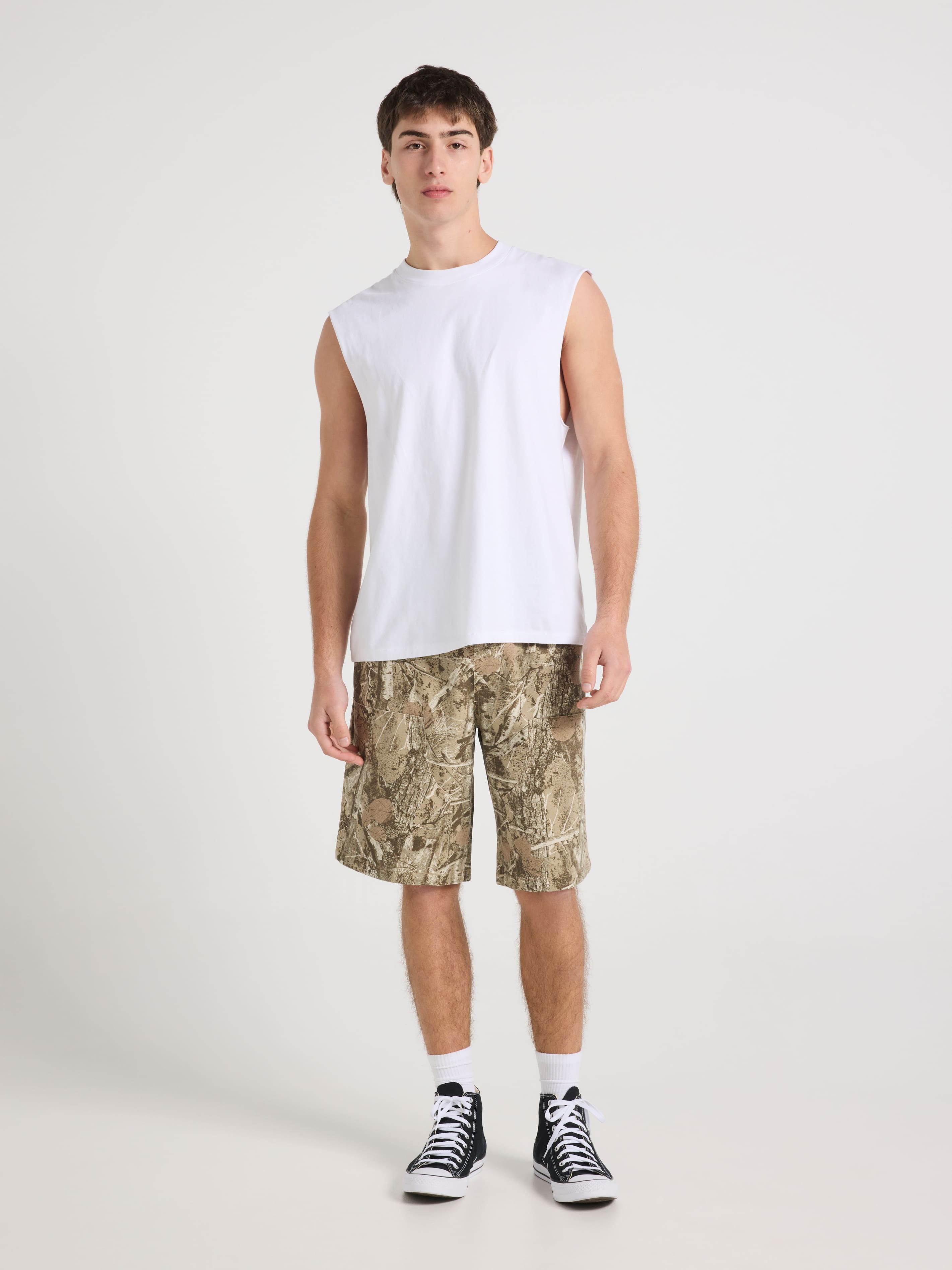 Elastic Waist Carpenter Short